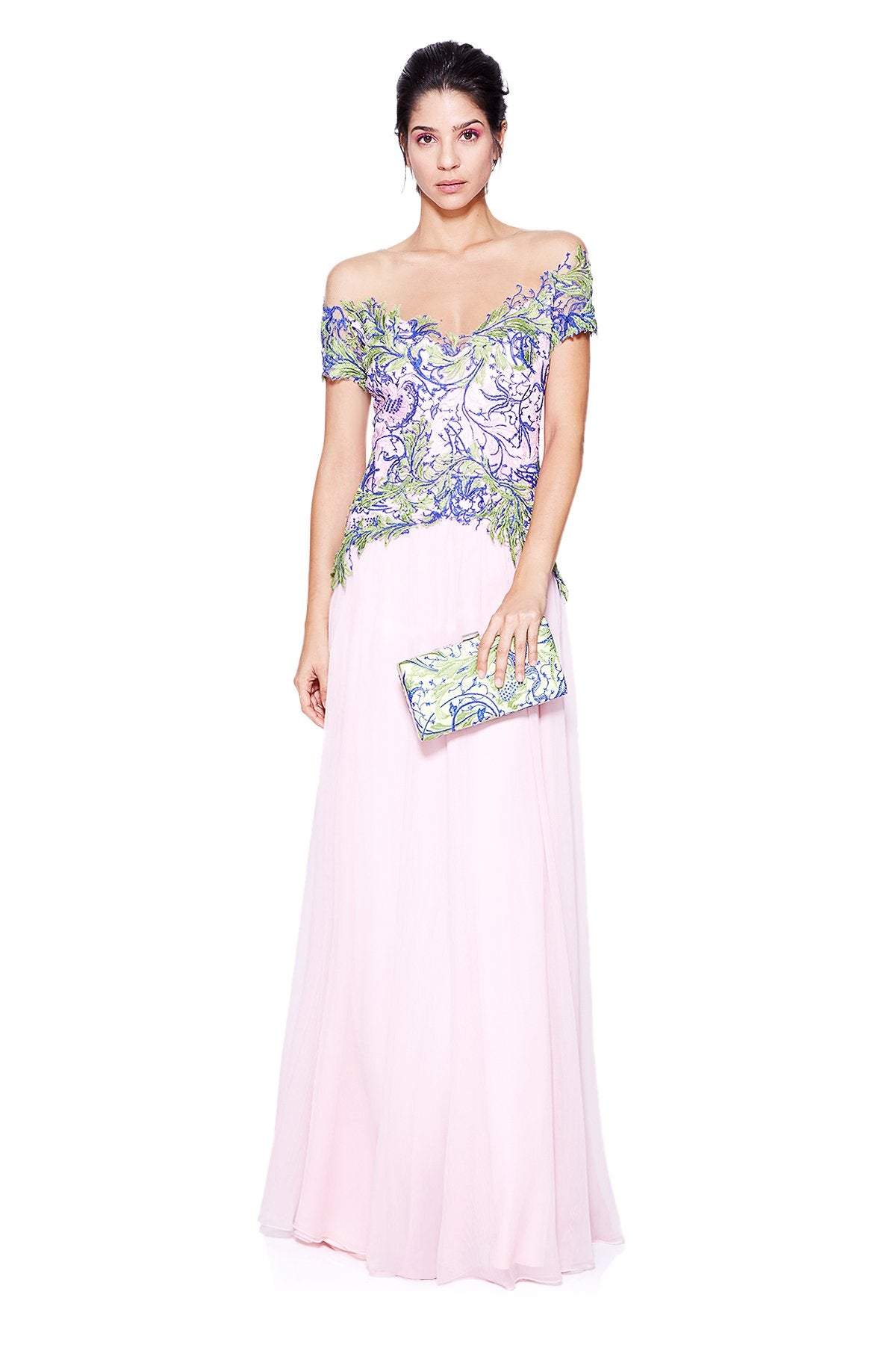 Tadashi Shoji - Nour Off-Shoulder Gown 
