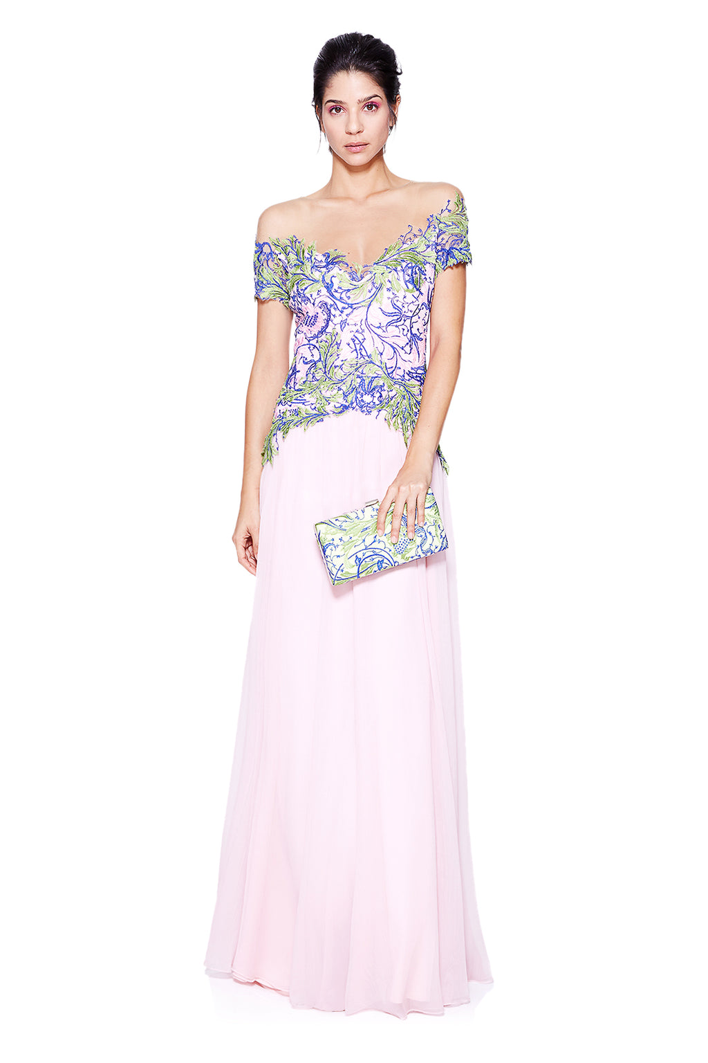 Nour Off-The-Shoulder Gown