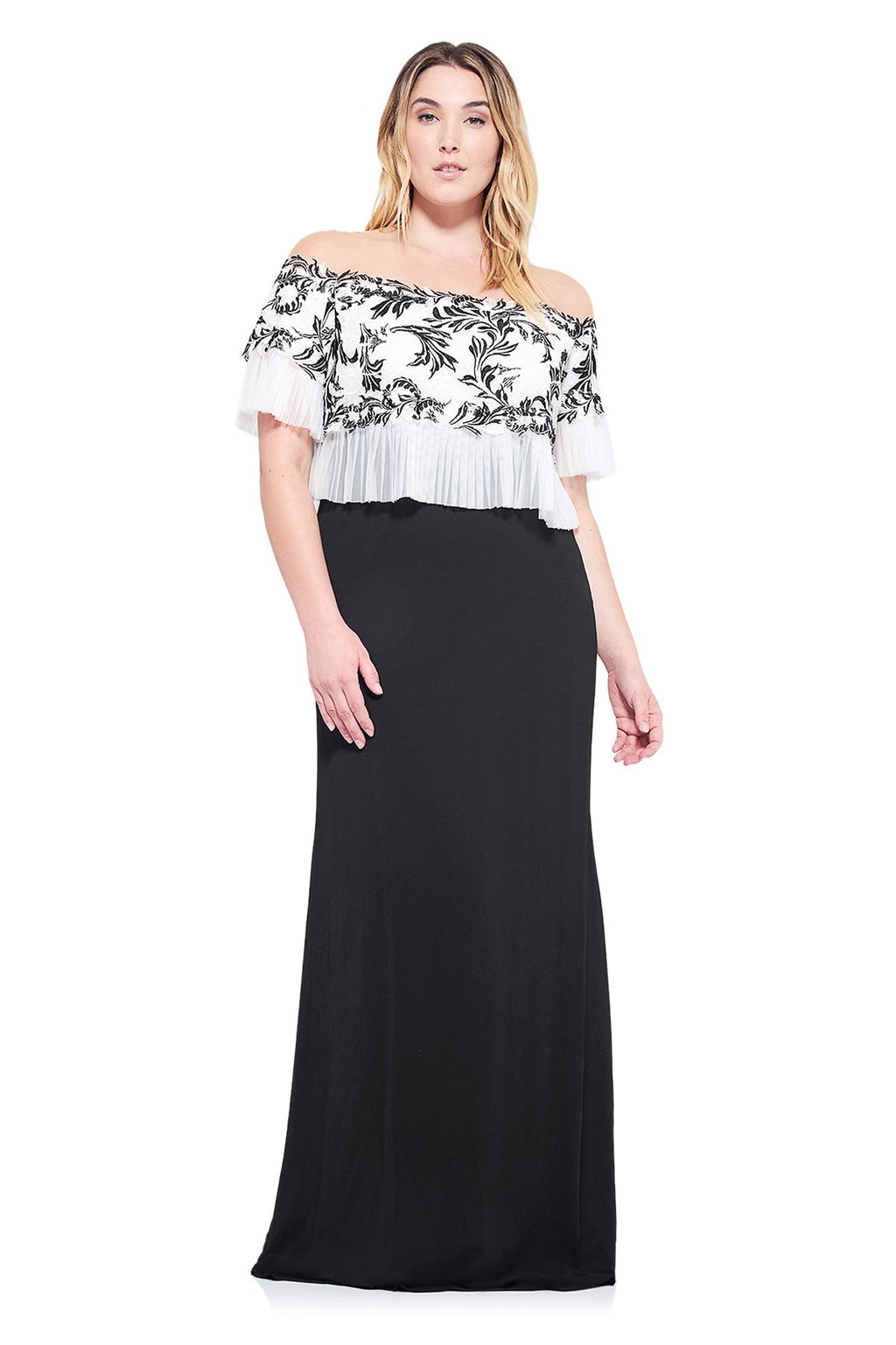 Lina Off-The-Shoulder Gown - PLUS SIZE