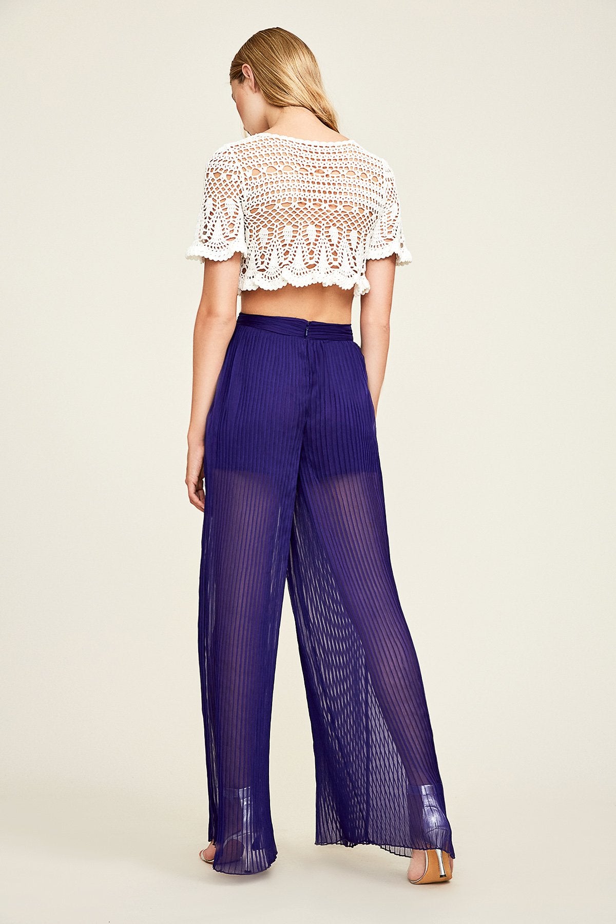 Tadashi Shoji - Kaya Micro-Pleated Pant