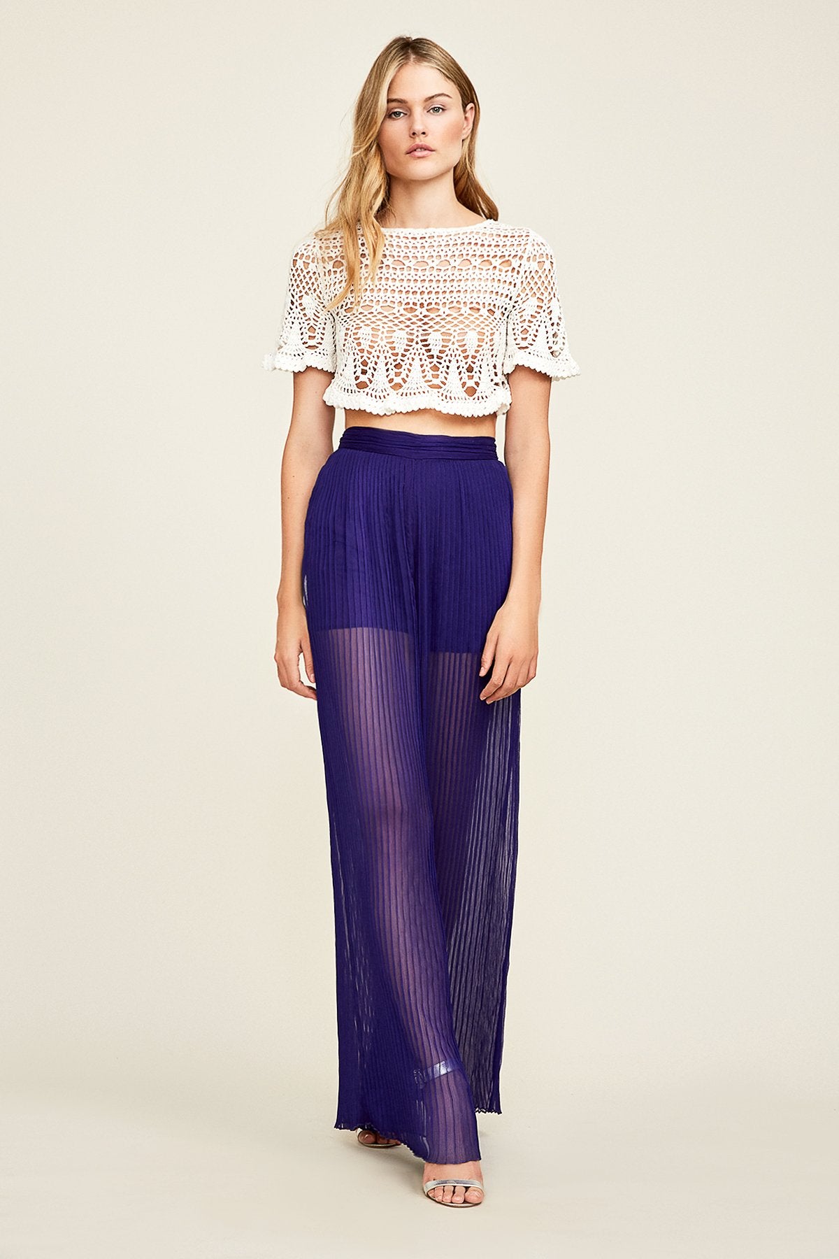 Tadashi Shoji - Kaya Micro-Pleated Pant