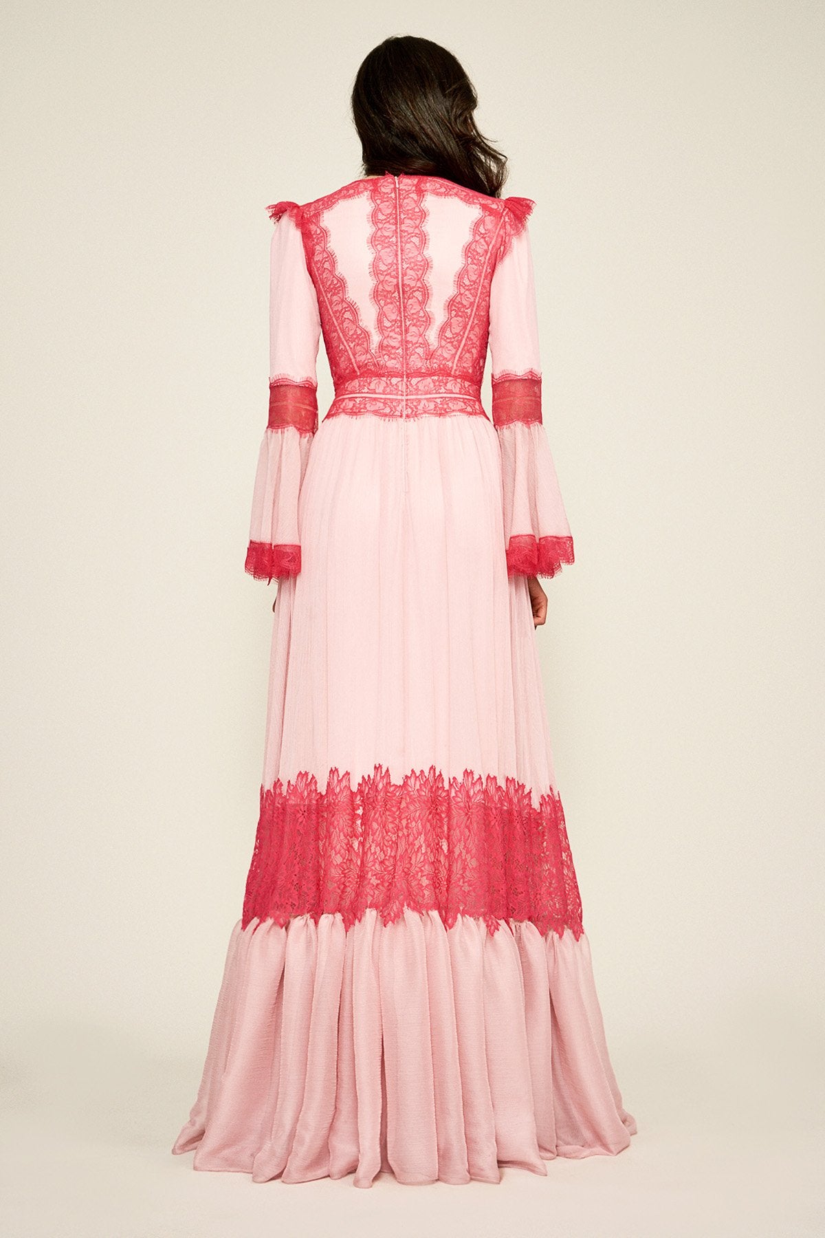 Evensong Crinkle Chiffon Gown