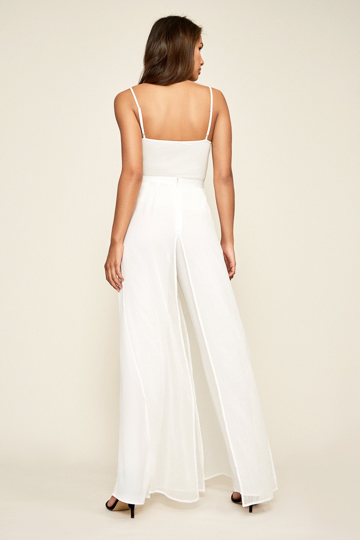 Seaton Chiffon Panel Pant