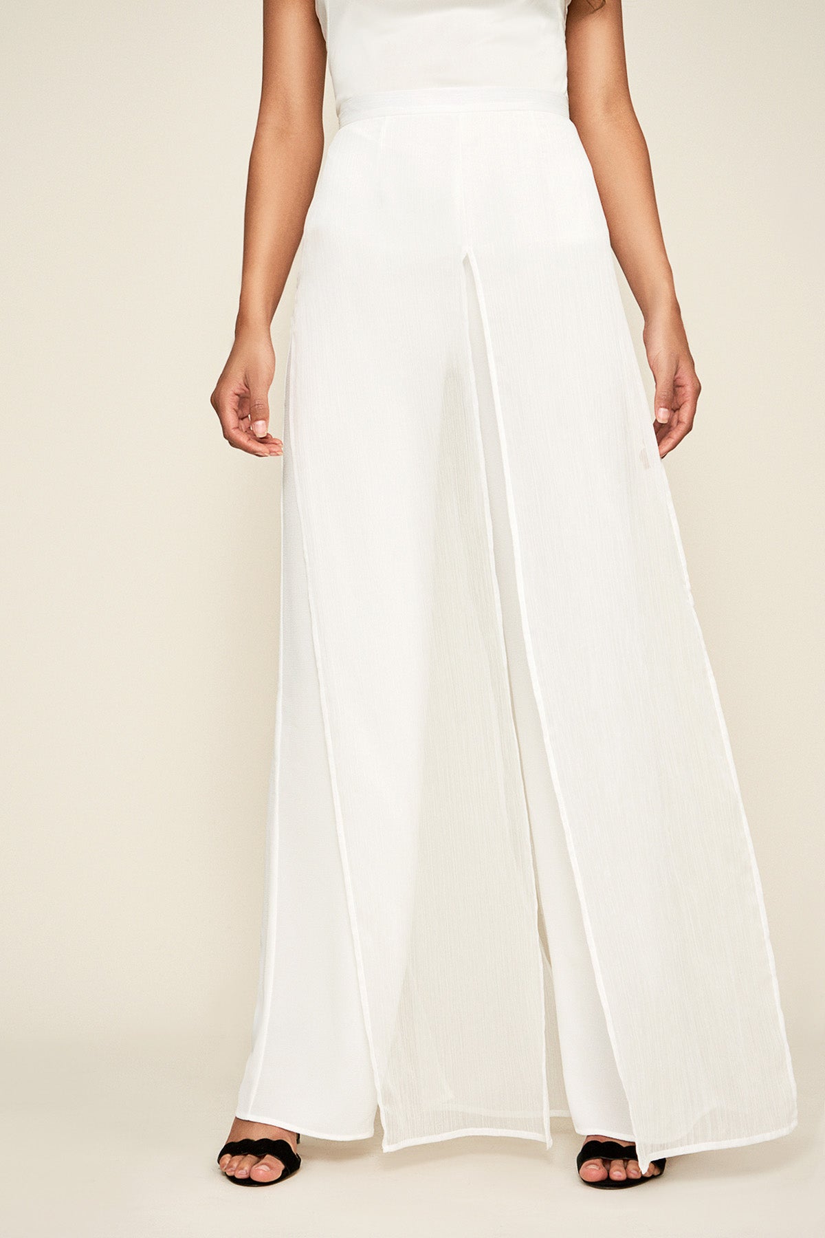 Seaton Chiffon Panel Pant