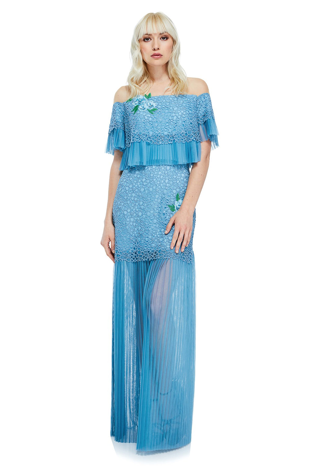 Abelle Off-The-Shoulder Gown