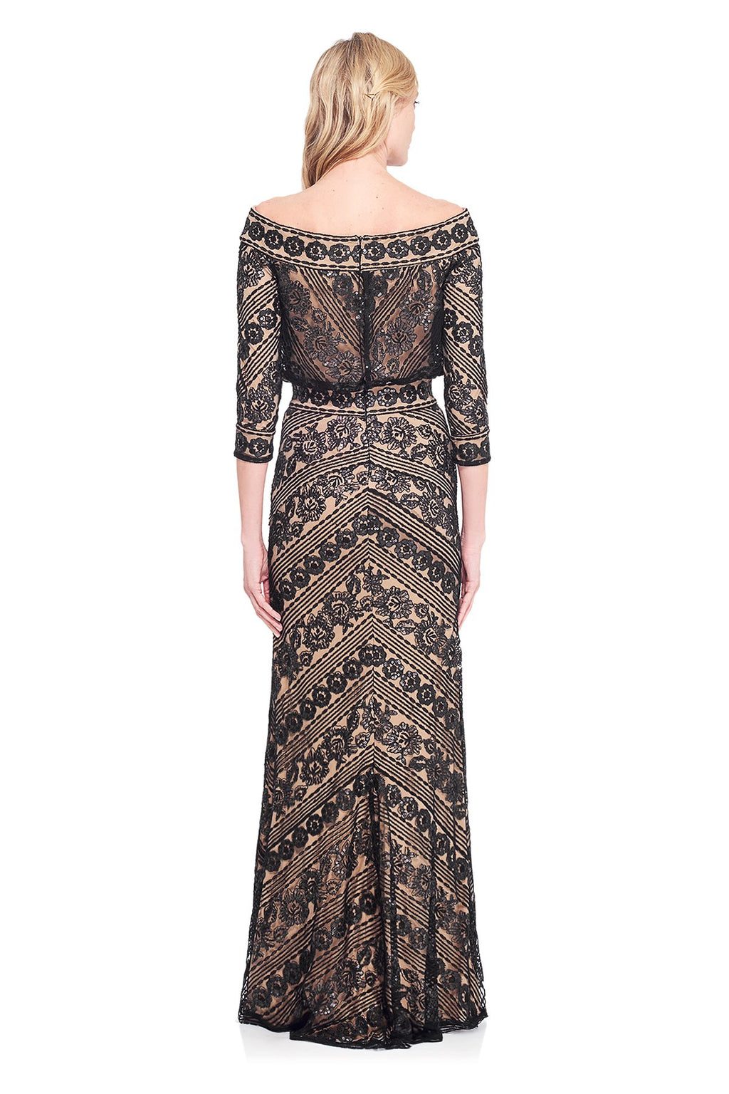 Tadashi Shoji - Merida Off-The-Shoulder Gown