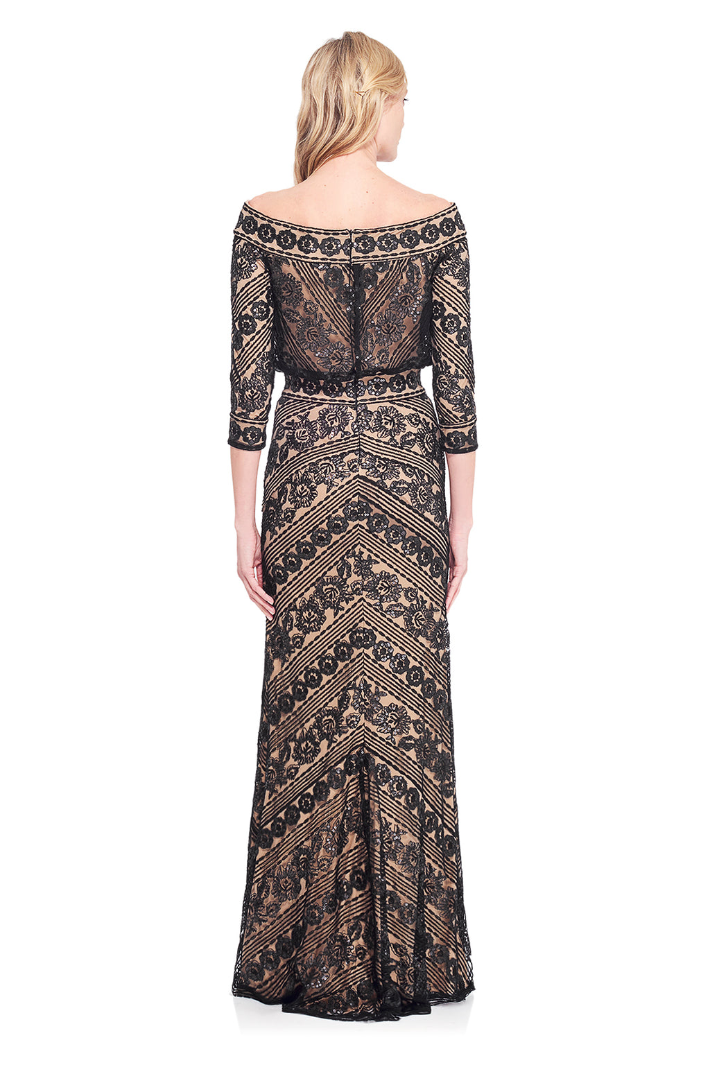 Merida Off-The-Shoulder Gown