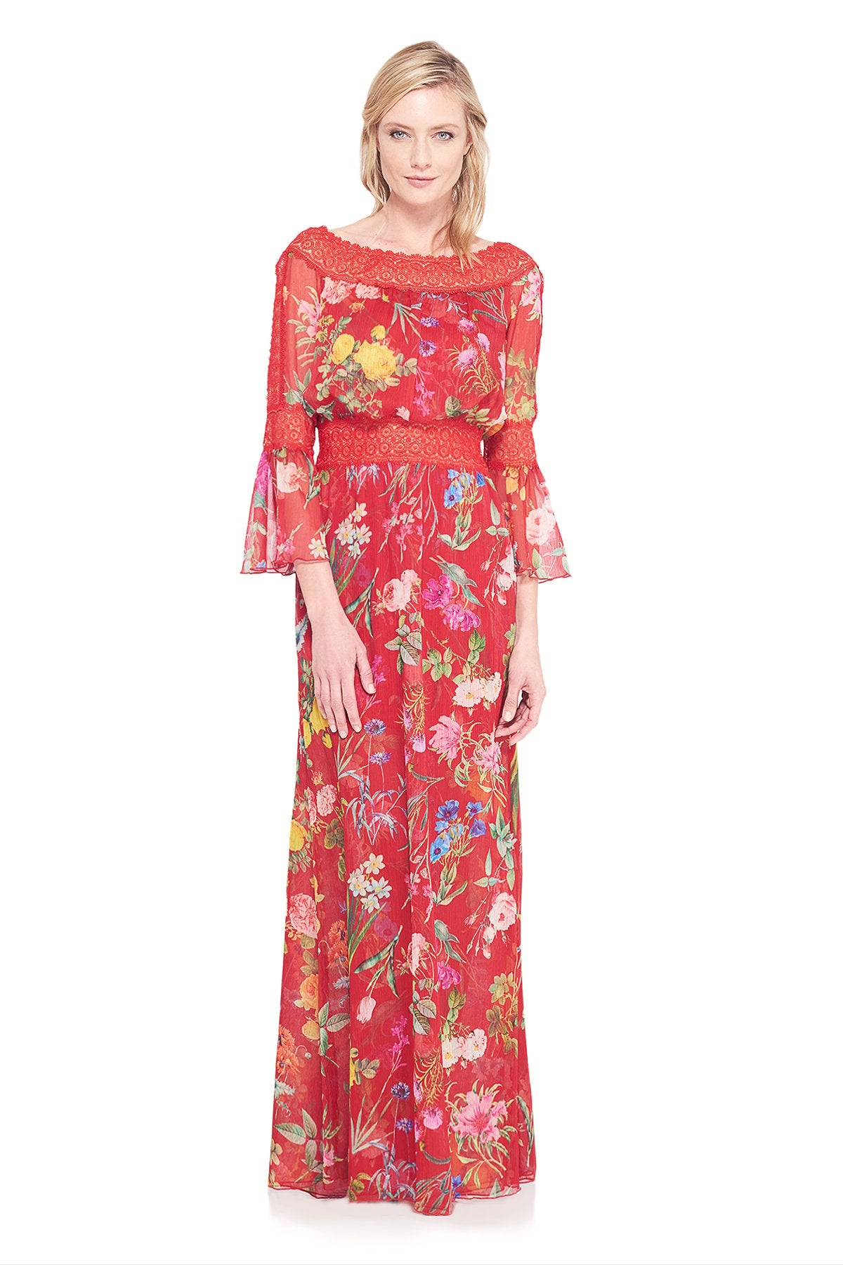 Louna Off-The-Shoulder Gown