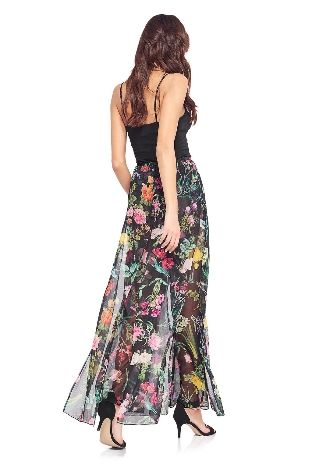 Tadashi Shoji - Wide Leg Floral Pant 