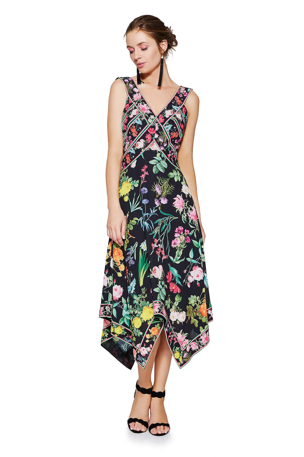 Tadashi Shoji - Marcelle Handkerchief Dress