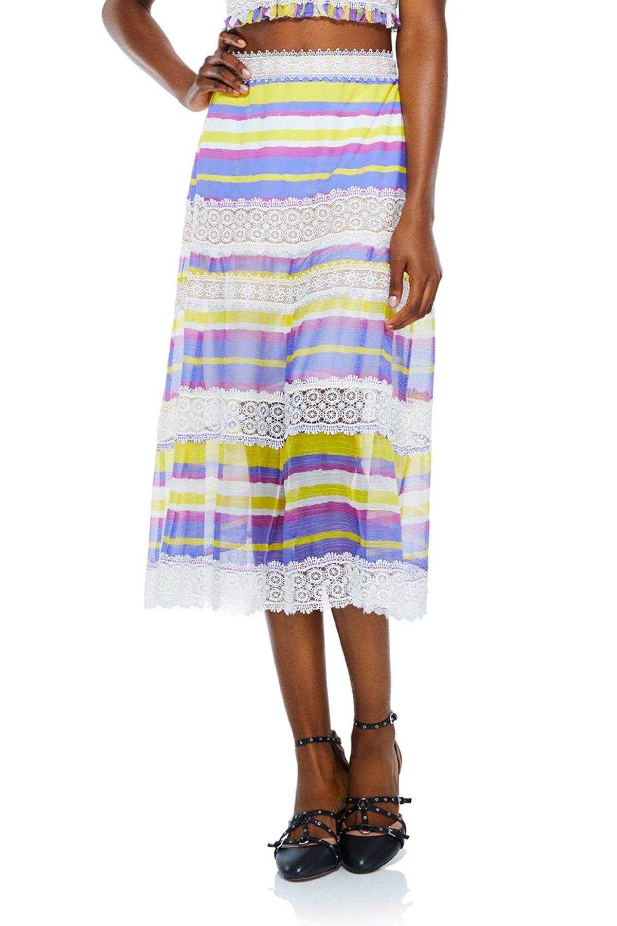 Jacalyn Tea-Length Skirt