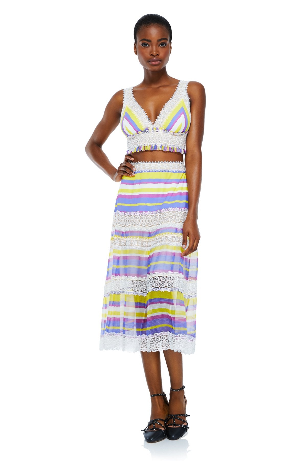Tadashi Shoji - Jacalyn Cropped Top 