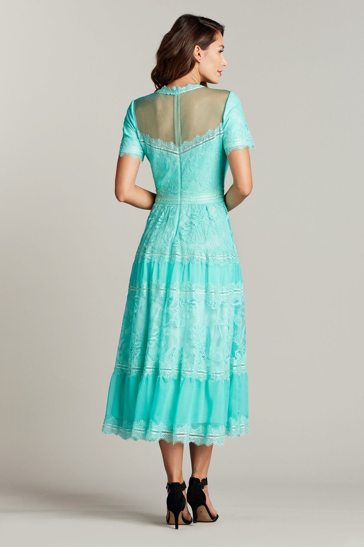 Camilla Tea-Length Dress - LUMINOUS COLLECTION