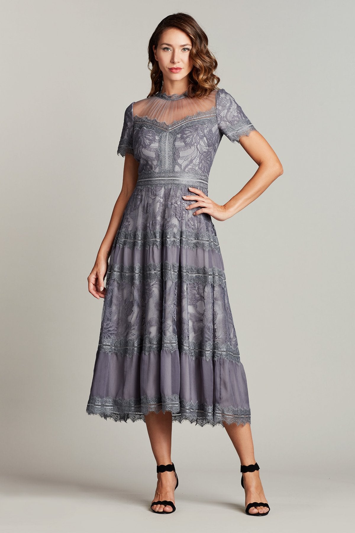 Camilla Tea-Length Dress - LUMINOUS COLLECTION