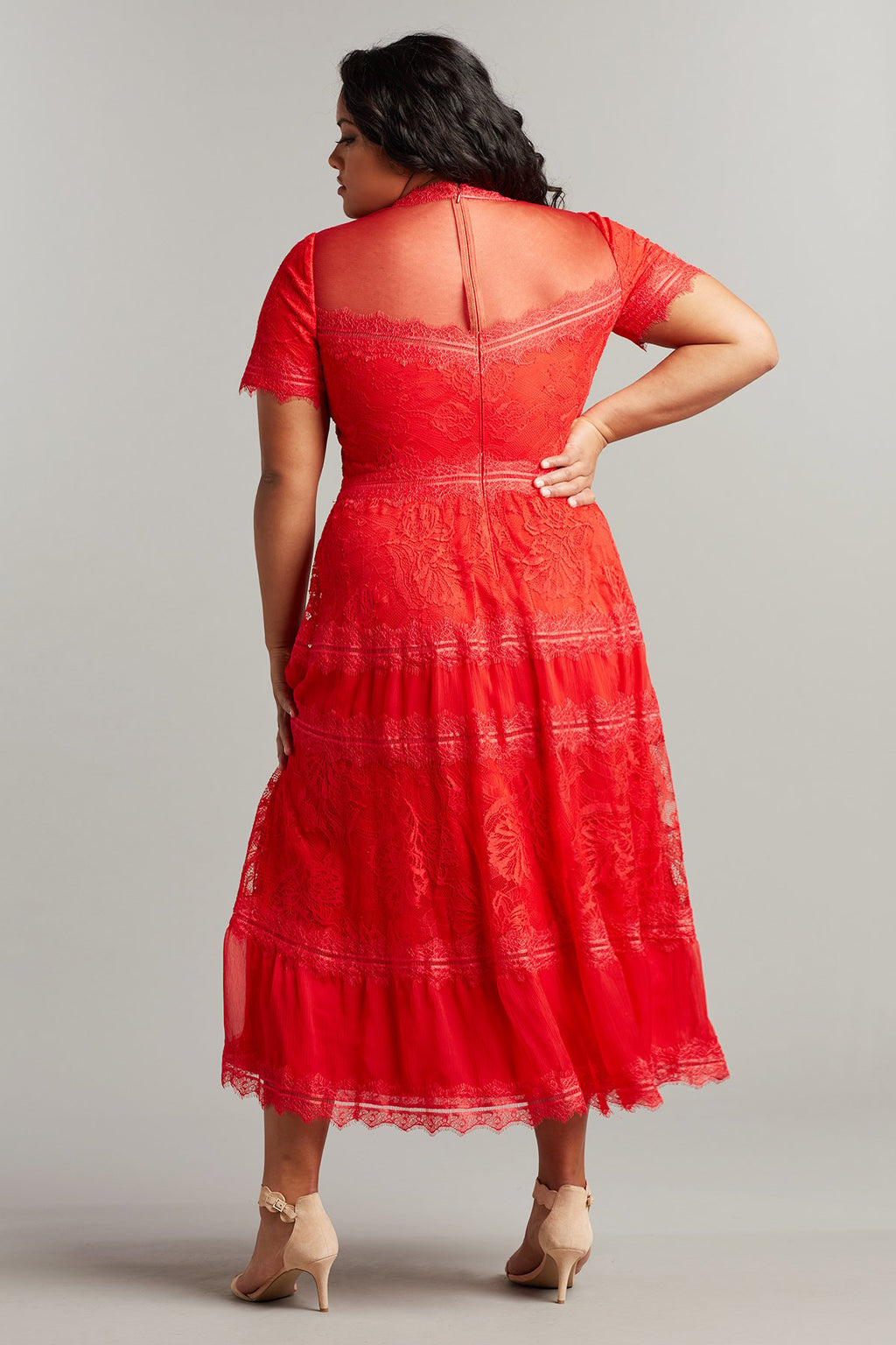 Camilla Tea-Length Dress - PLUS SIZE