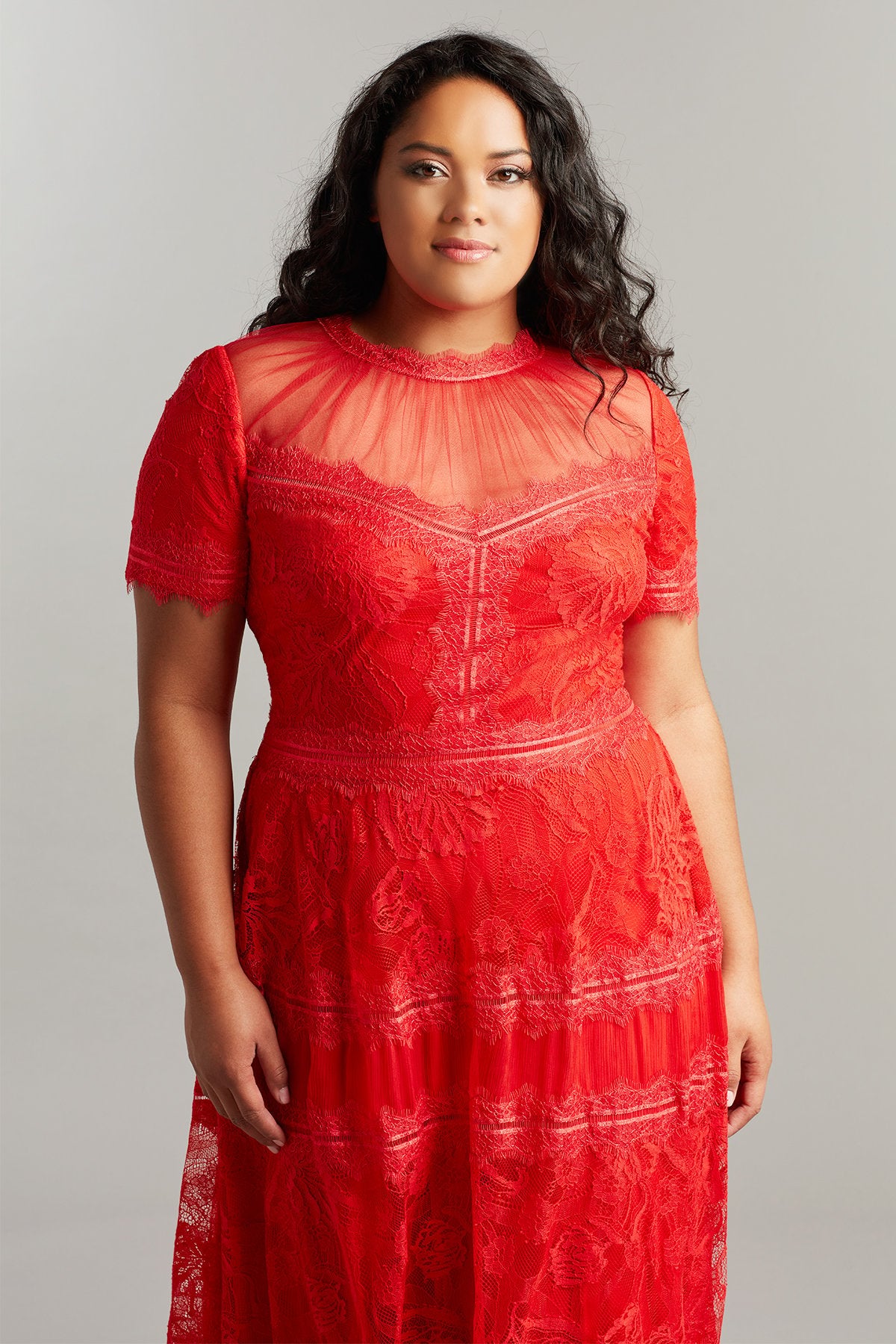 Camilla Tea-Length Dress - PLUS SIZE