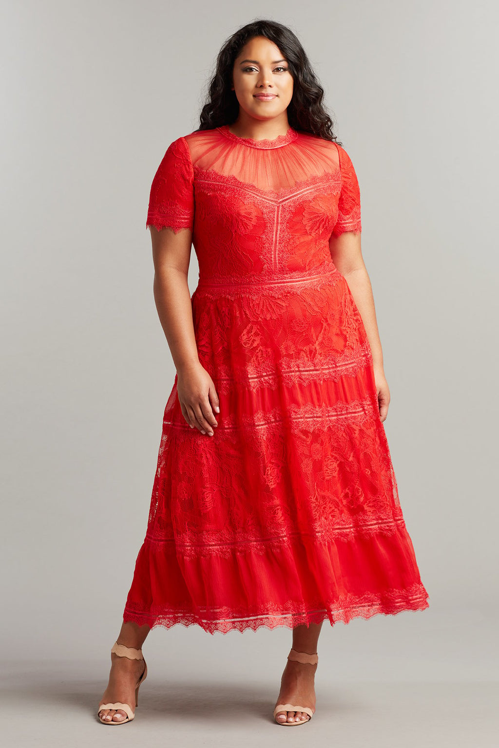 Camilla Tea-Length Dress - PLUS SIZE