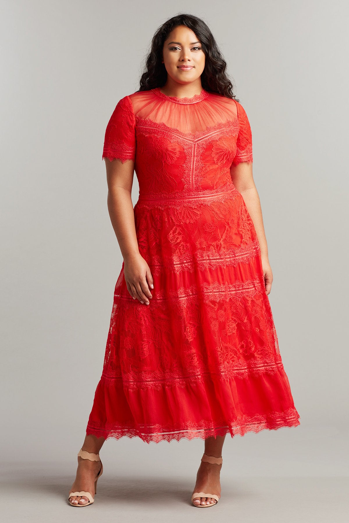 Camilla Tea-Length Dress - PLUS SIZE