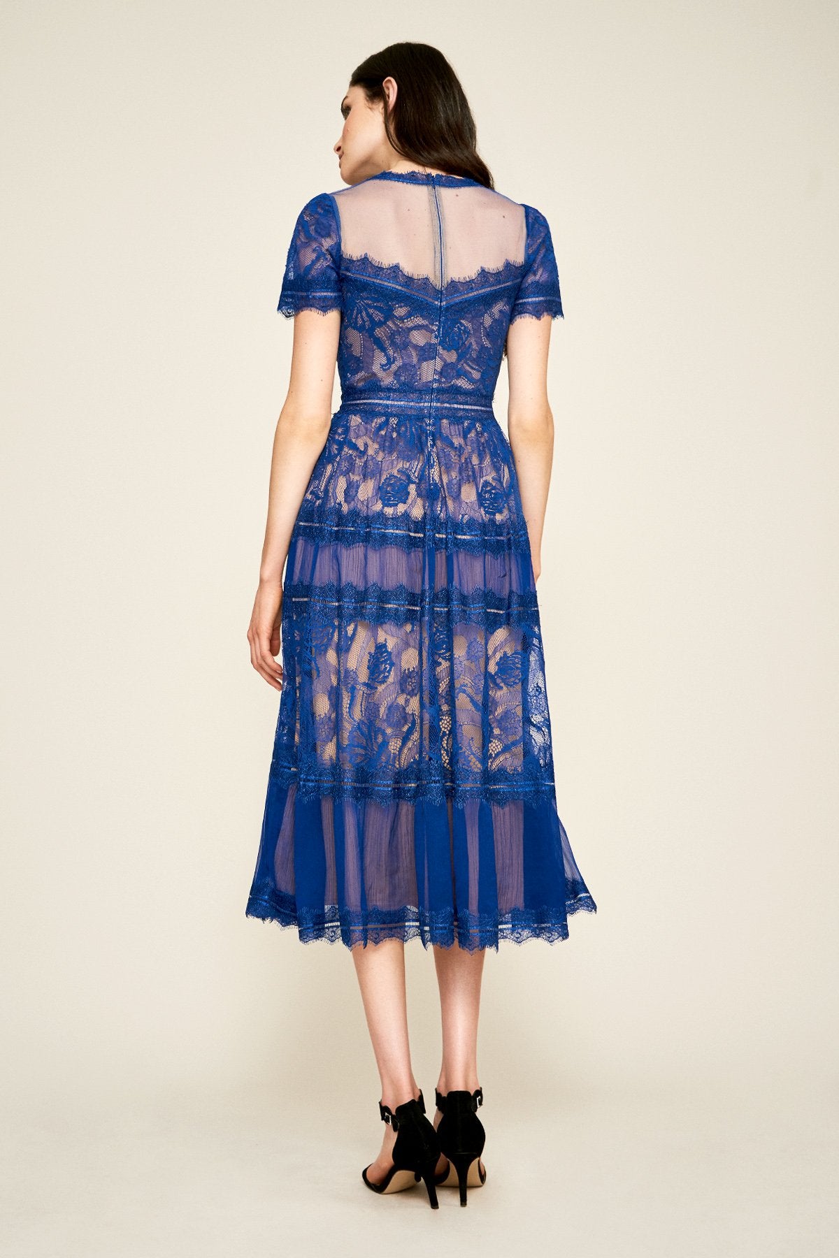 Camilla Tea-Length Dress With Detachable Lining