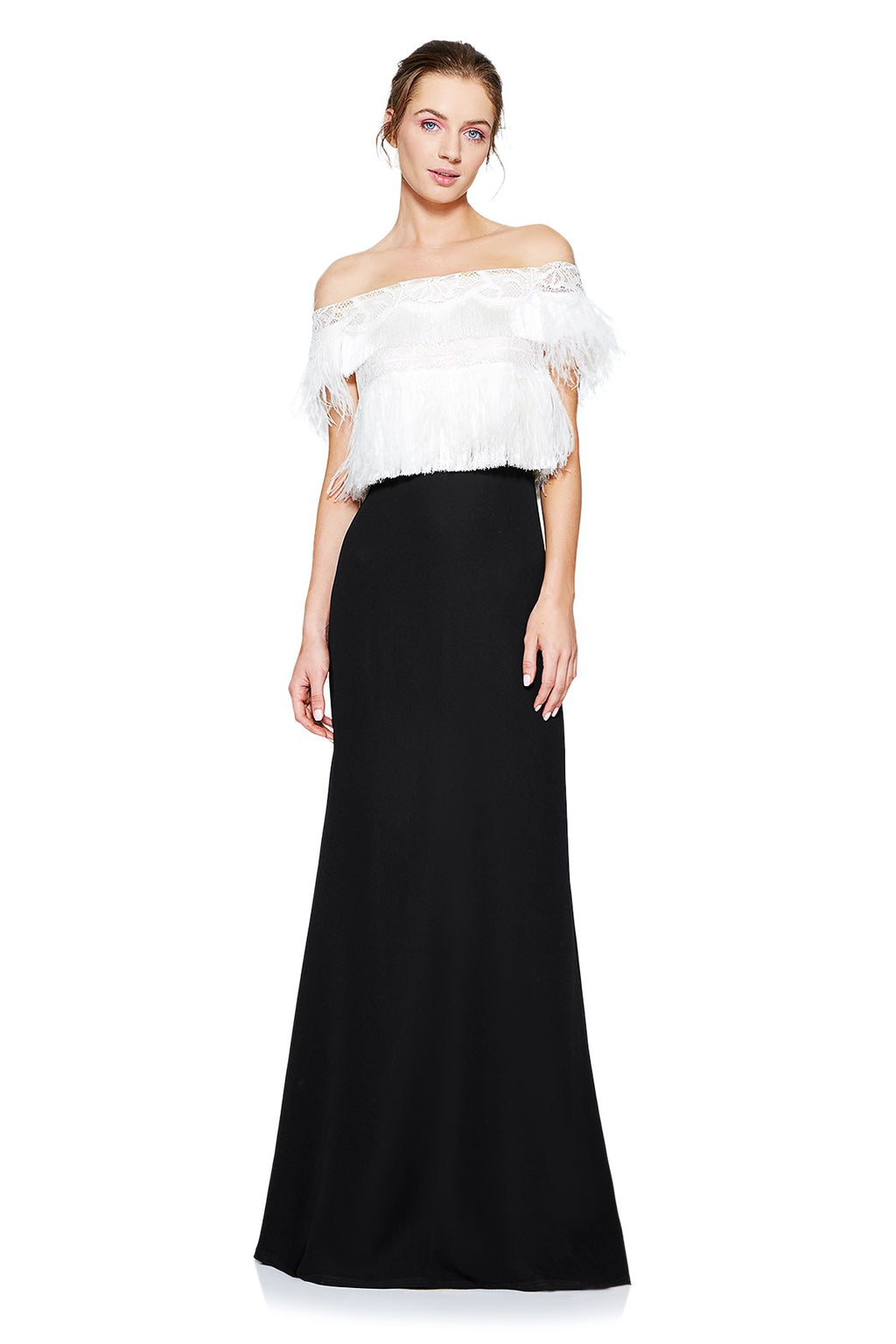 Janessa Off-The-Shoulder Gown