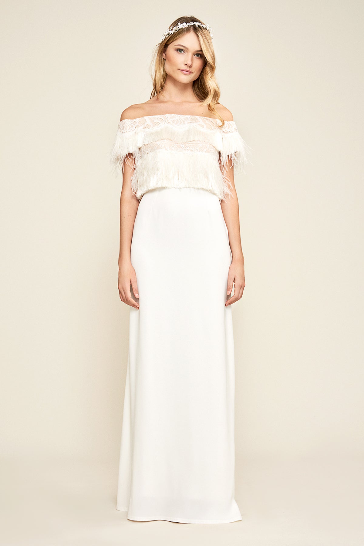 Tadashi Shoji - Janessa Off-The-Shoulder Gown