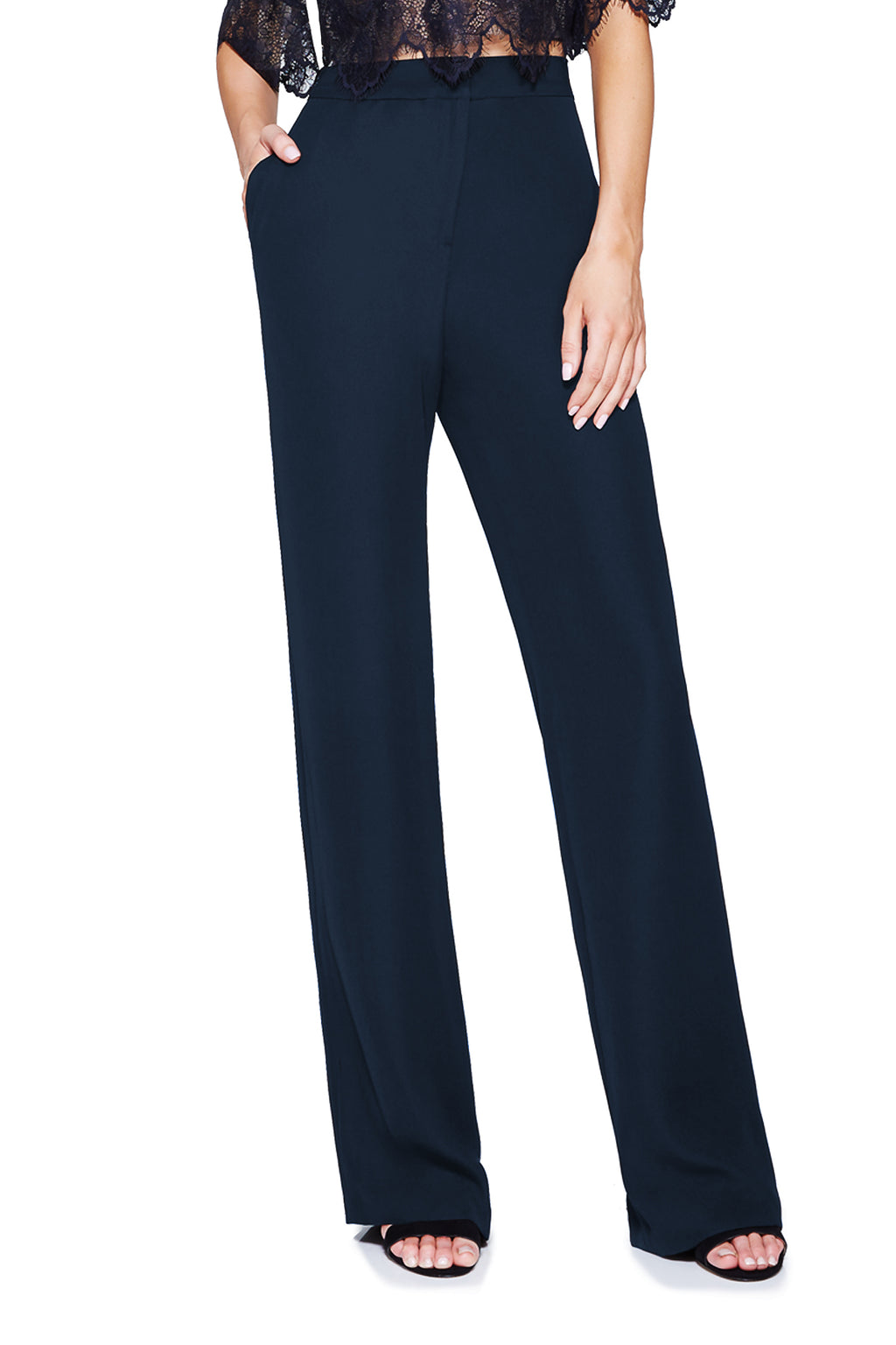 Tadashi Shoji - Wide Leg Crepe Pant 