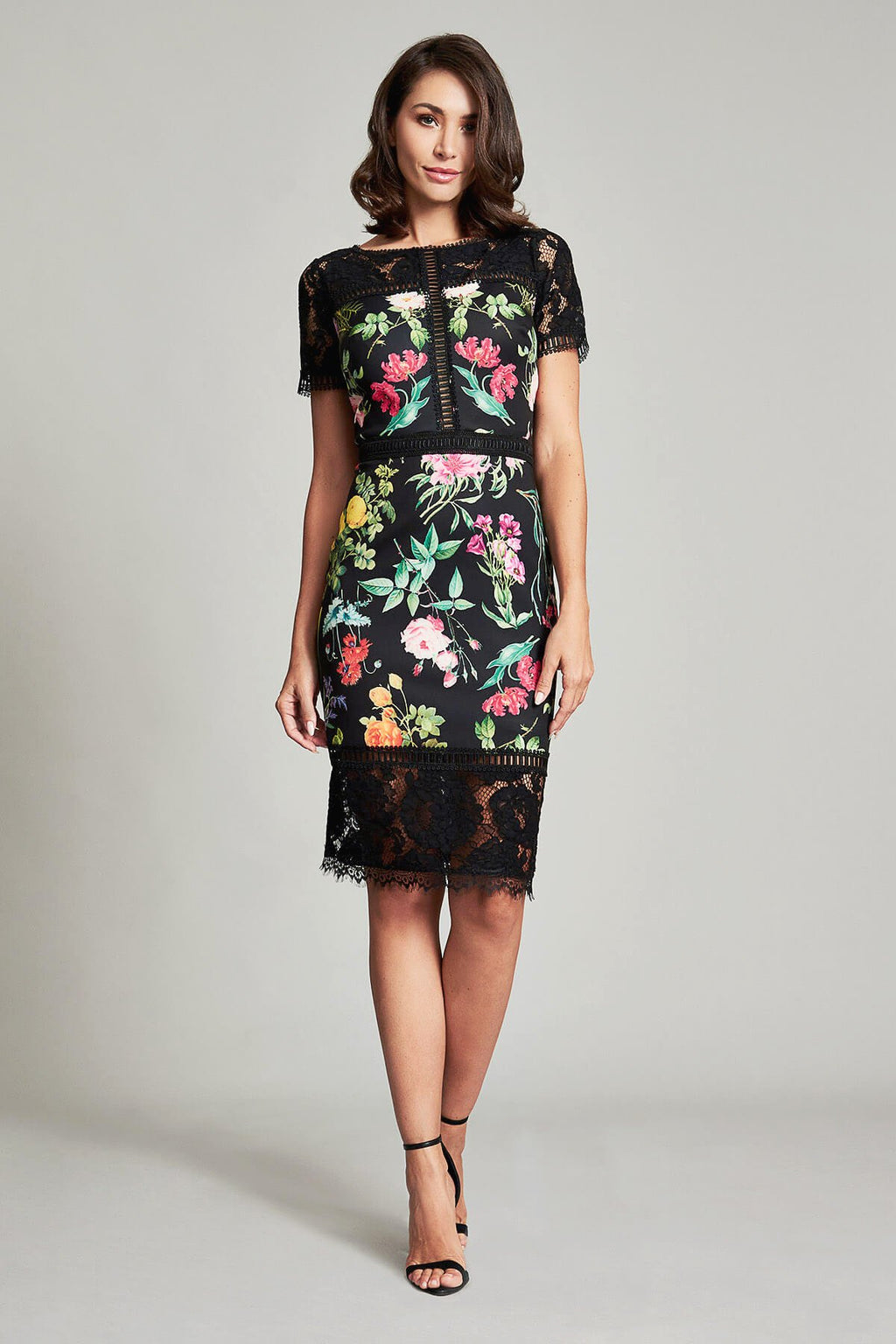 LEONO FLORAL PRINT DRESS