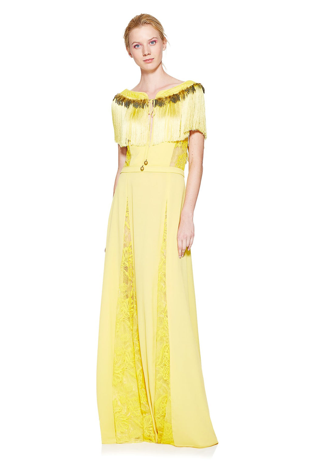 Avril Fringe Gown