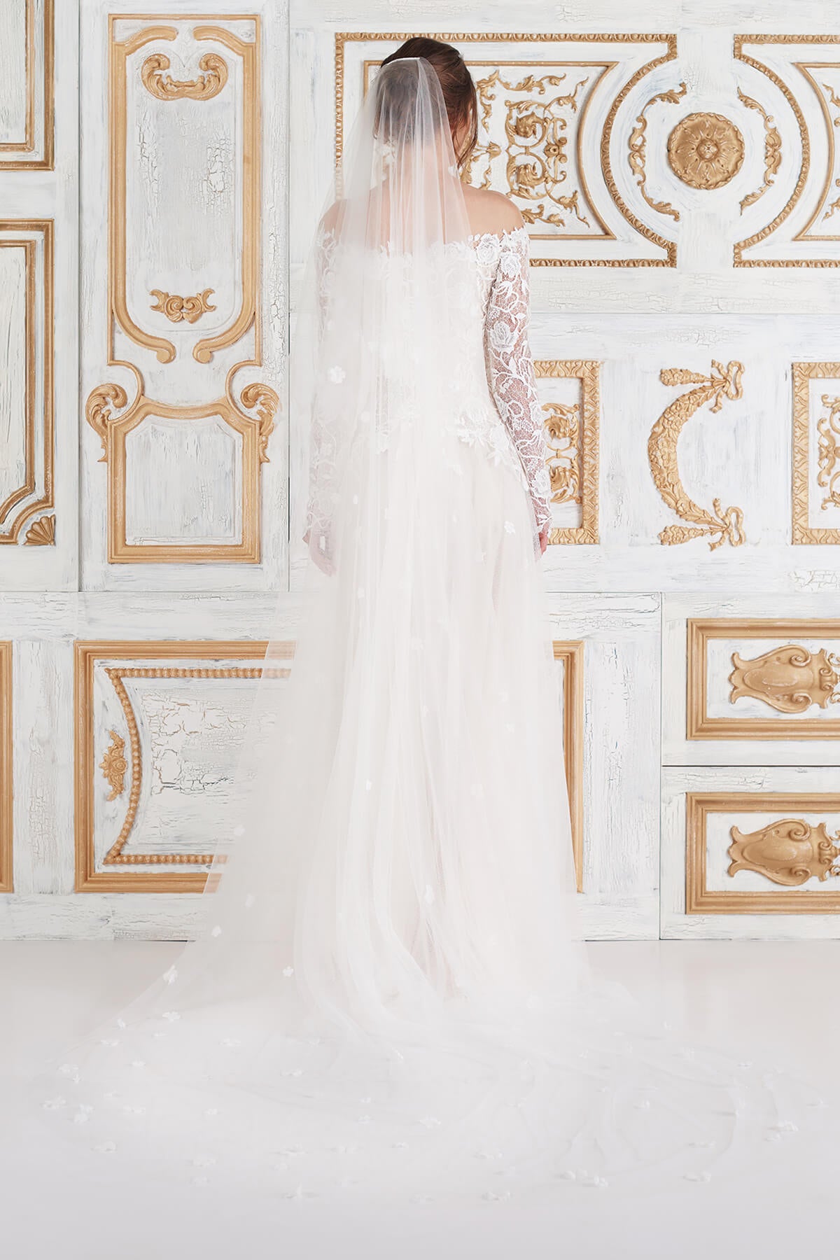 Tadashi Shoji Bridal - Delara Off-The-Shoulder Gown 