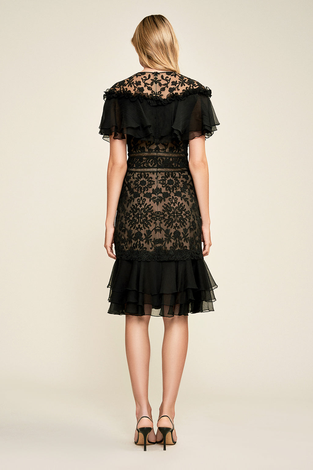 Tadashi Shoji - Zaria Tulle-Embroidered Dress