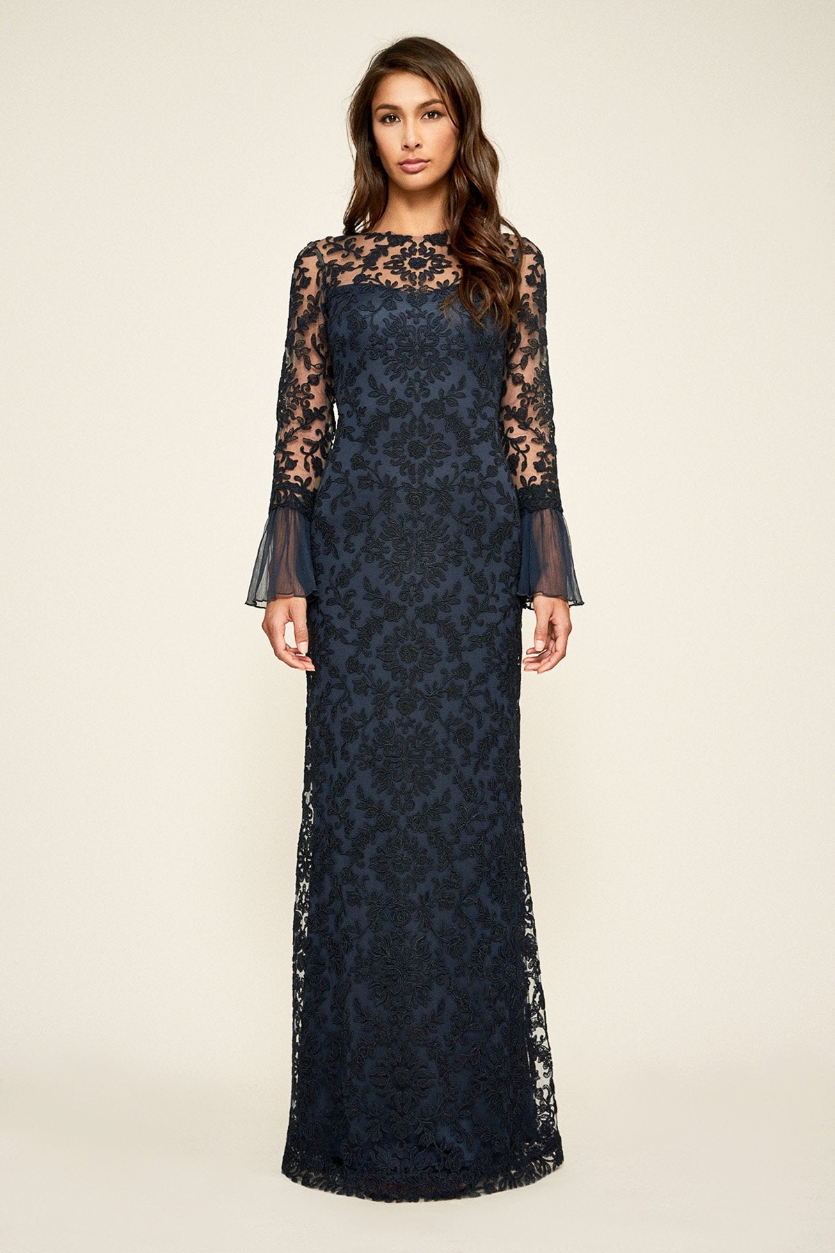 Tadashi Shoji - Merrick Corded Tulle Gown