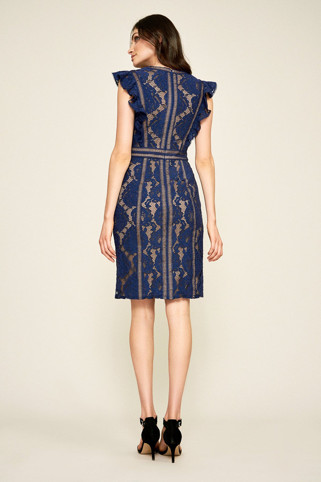 Tadashi Shoji - Lexi Ruffle Sleeve Dress
