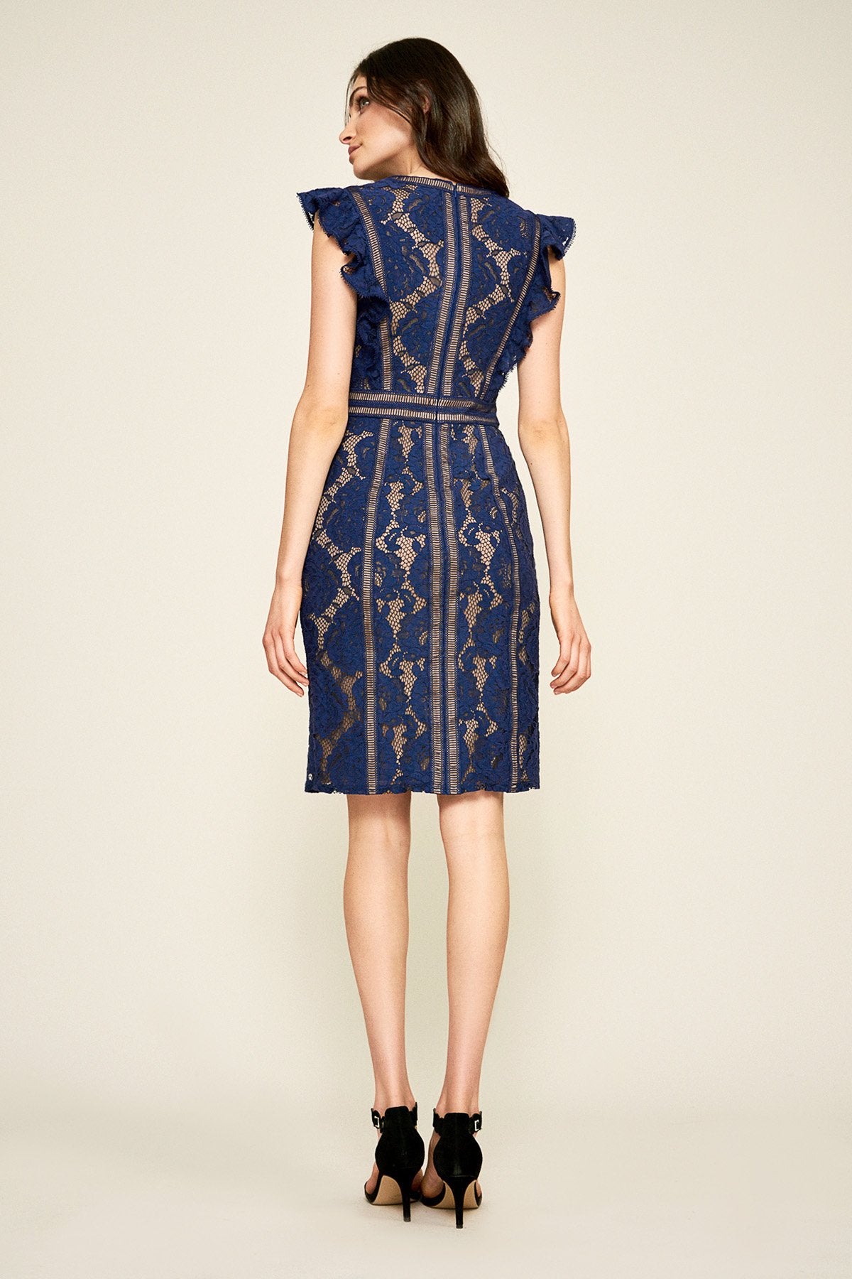 Tadashi Shoji - Lexi Ruffle Sleeve Dress