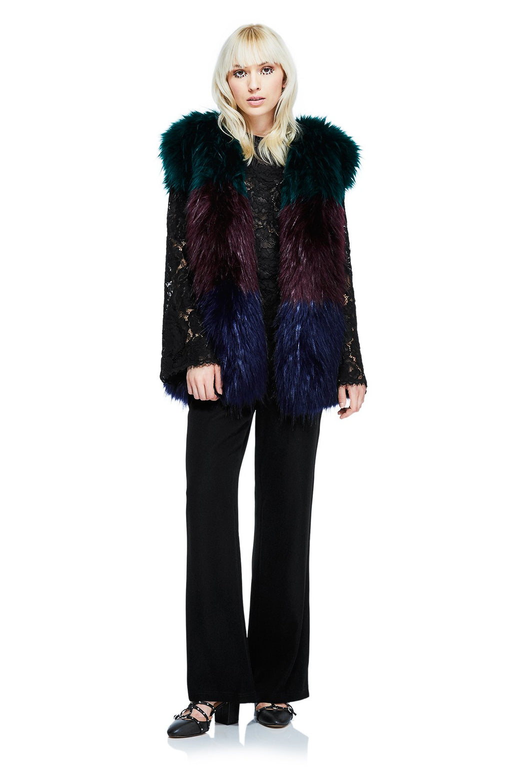 Tadashi Shoji - Blakely Fur Vest