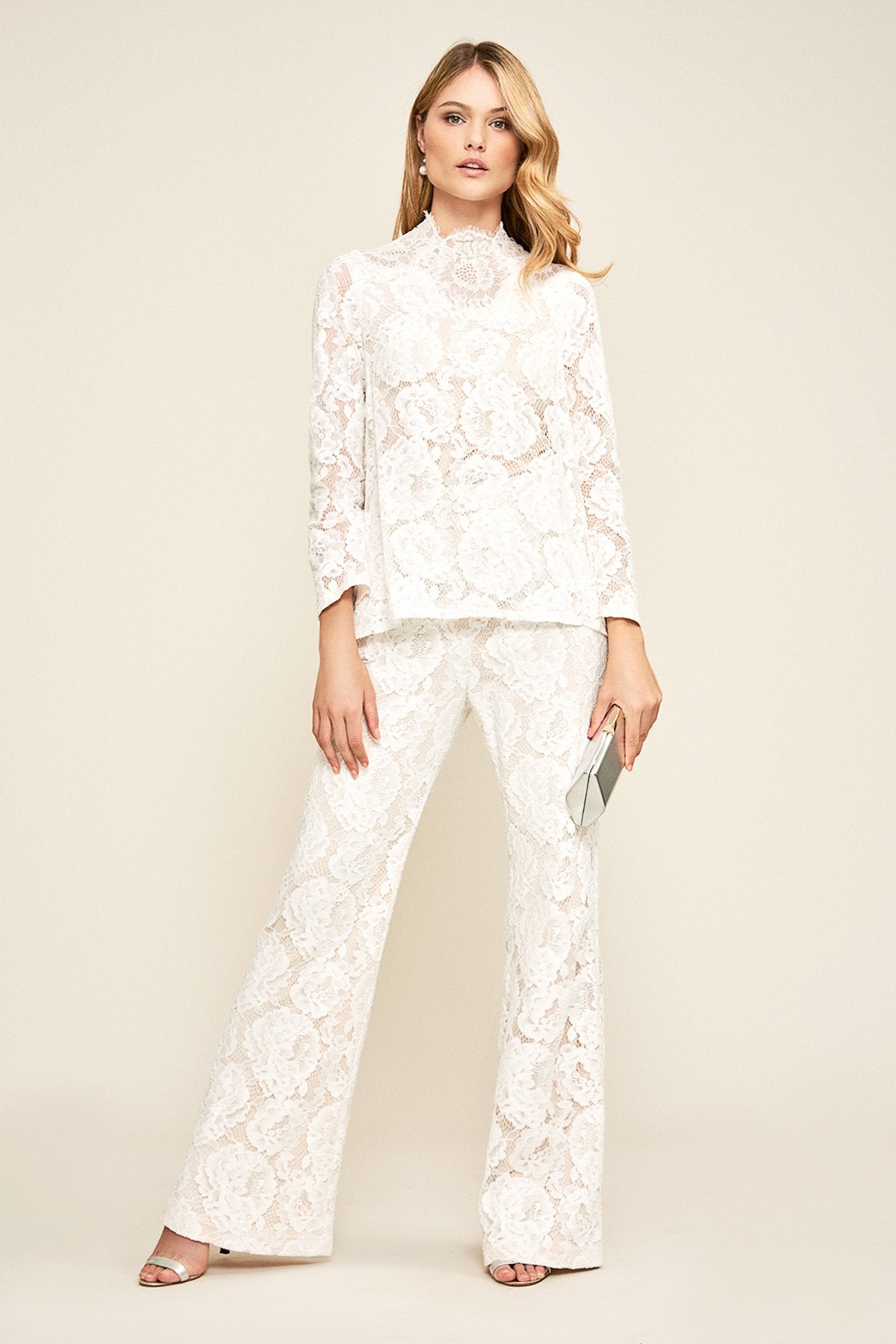 Tadashi Shoji - Sidney Long Sleeve Lace Top