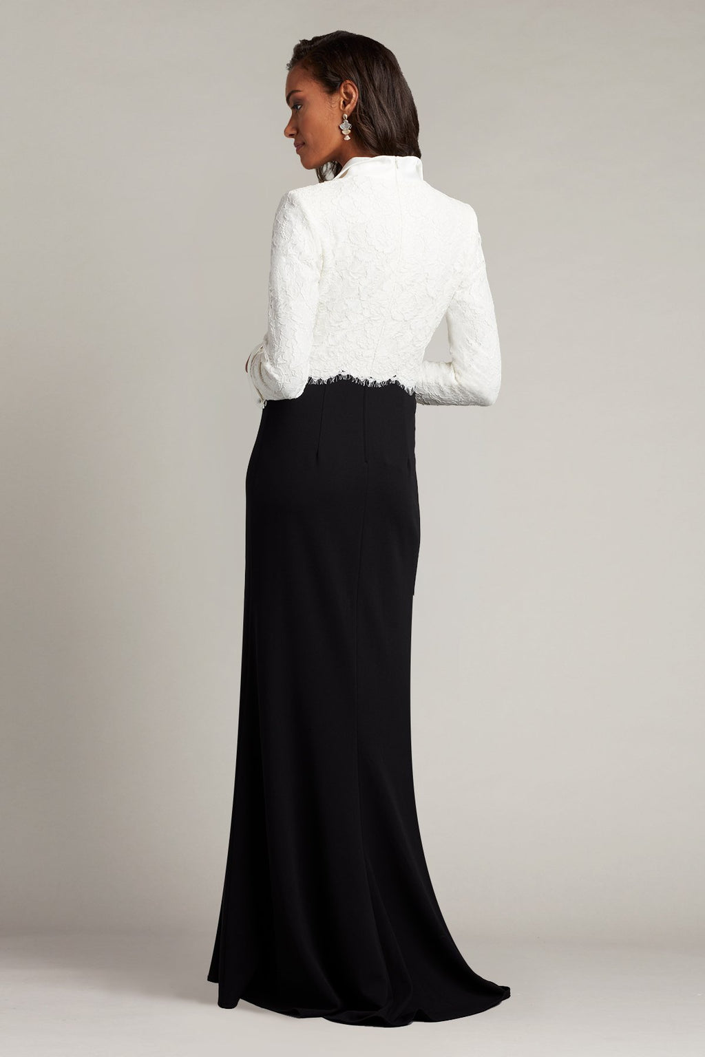 Bridger Two-Tone Collared Gown