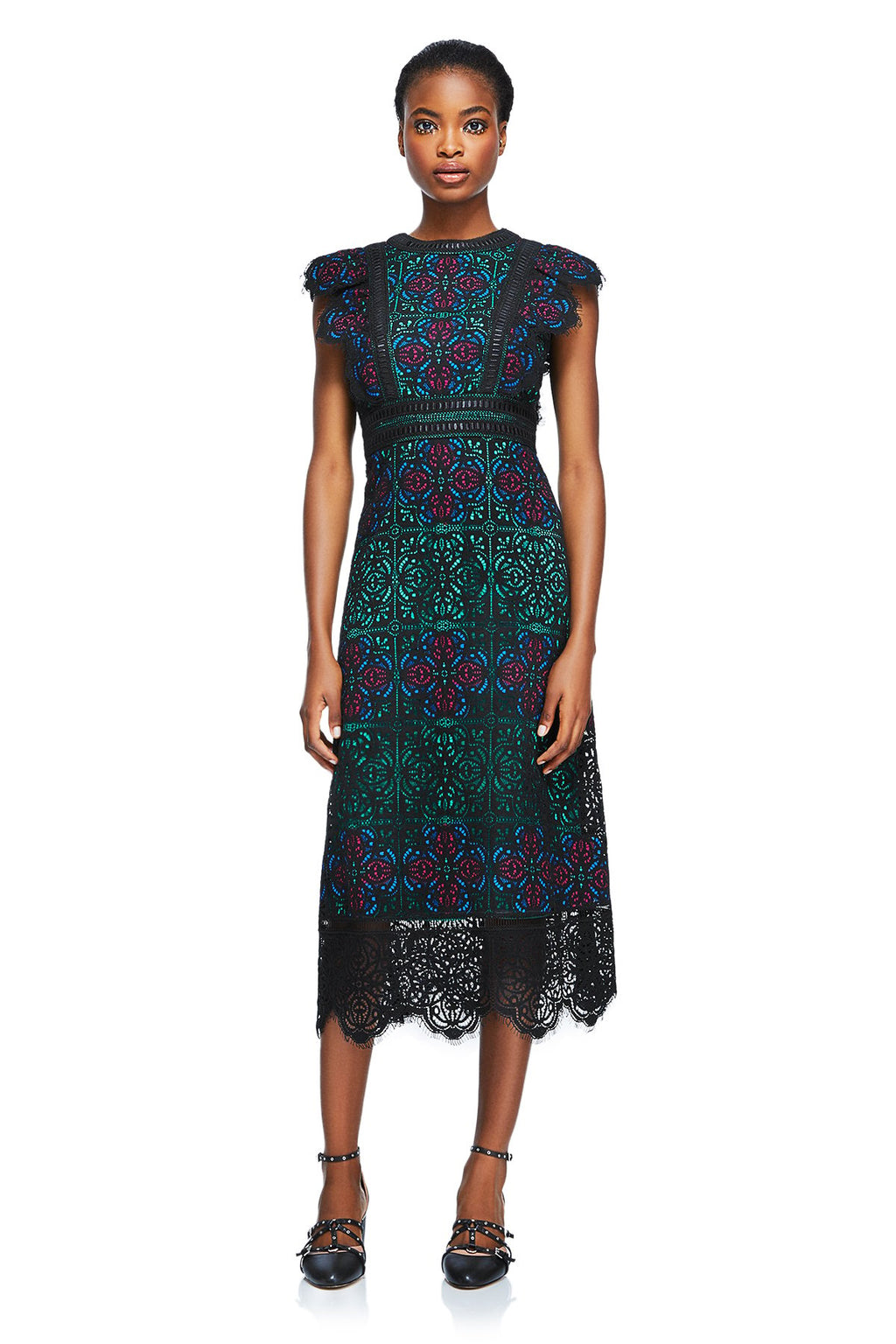 Tadashi Shoji - Lacroix Tea-Length Dress 