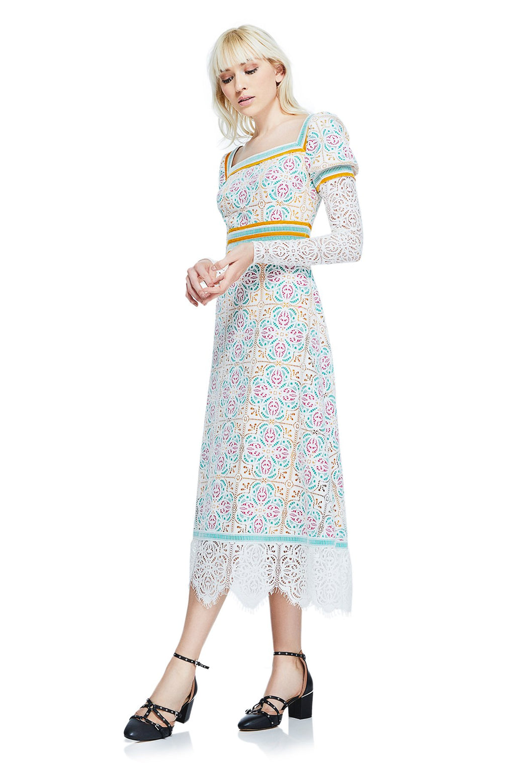 Tadashi Shoji - Dreux Tea-Length Dress