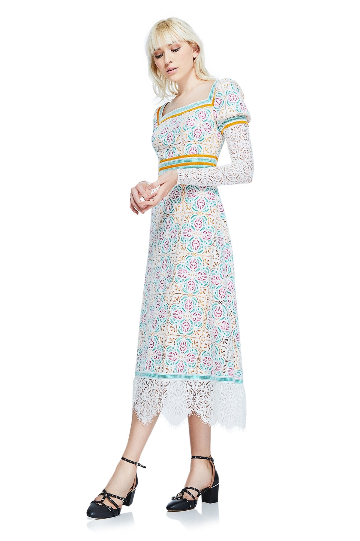 Tadashi Shoji - Dreux Tea-Length Dress