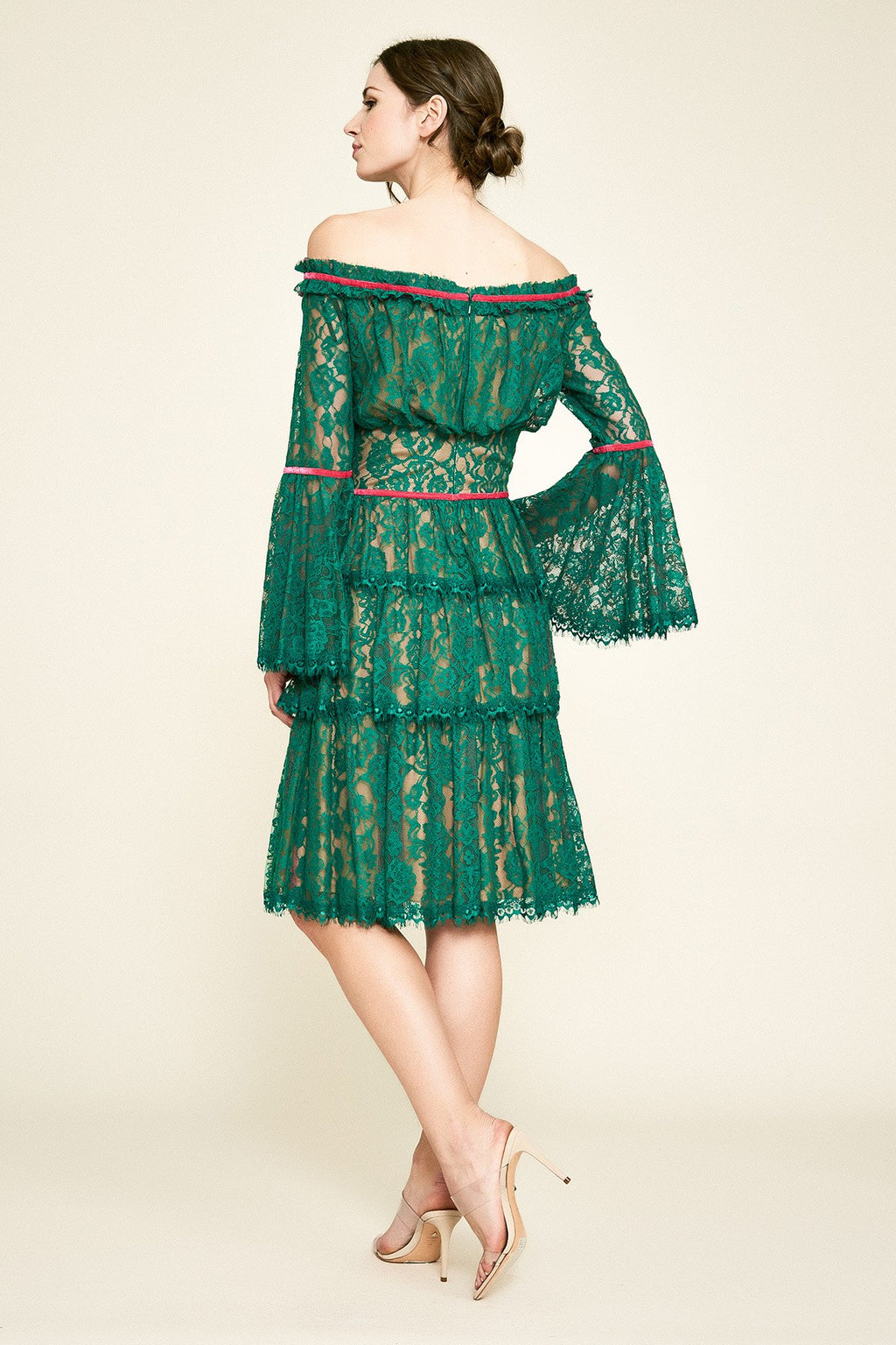 Jacquin Off-The-Shoulder Dress