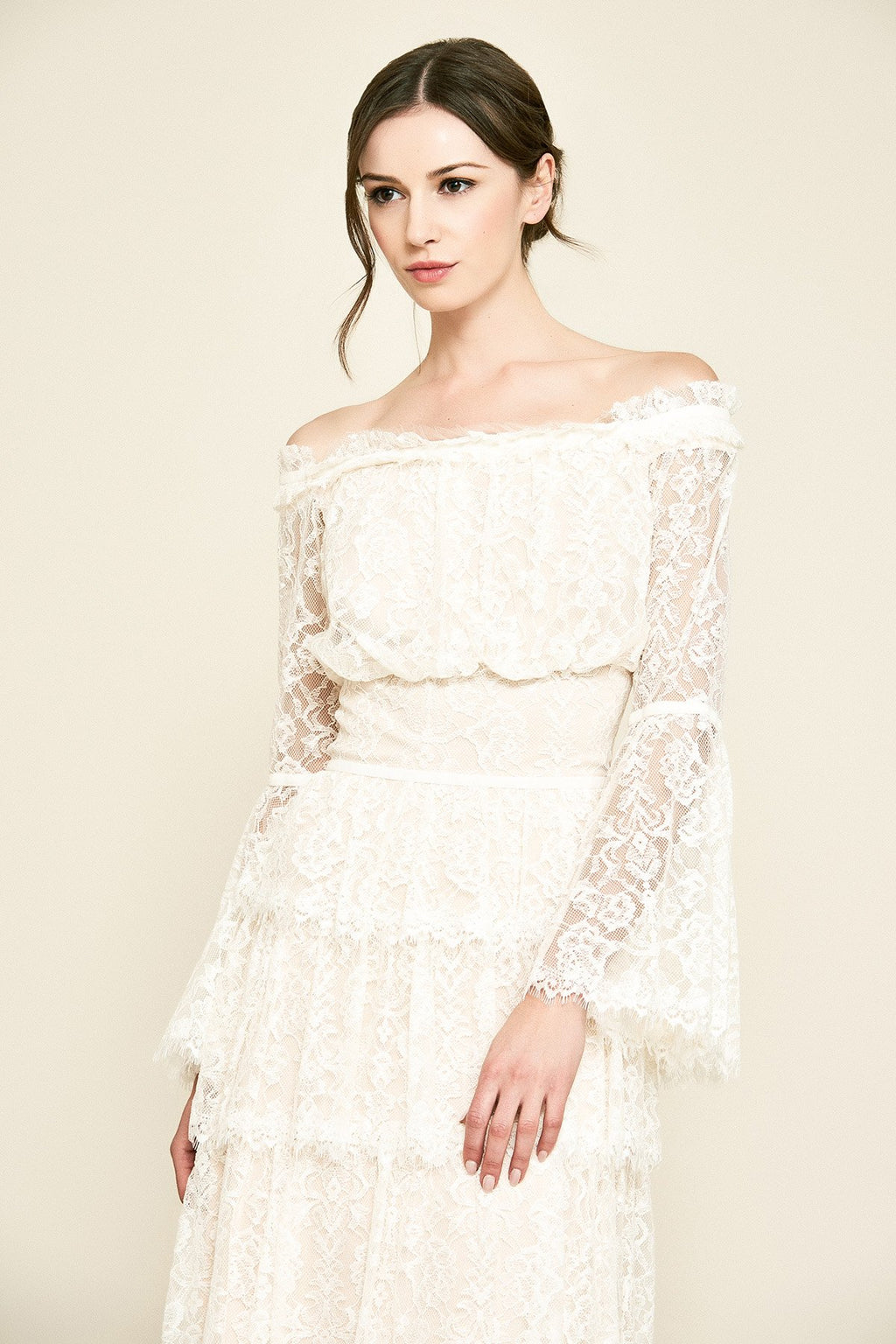 Jacquin Off-The-Shoulder Dress