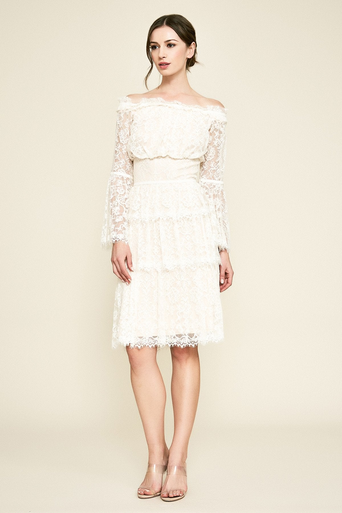 Jacquin Off-The-Shoulder Dress