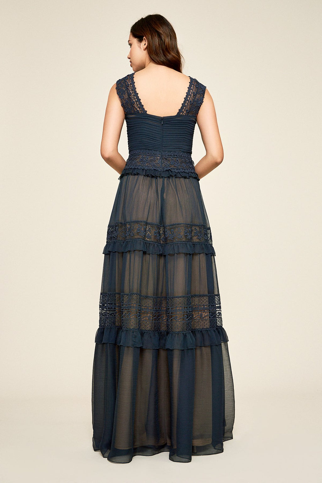 Tadashi Shoji - Anya Ruffle Lace Gown