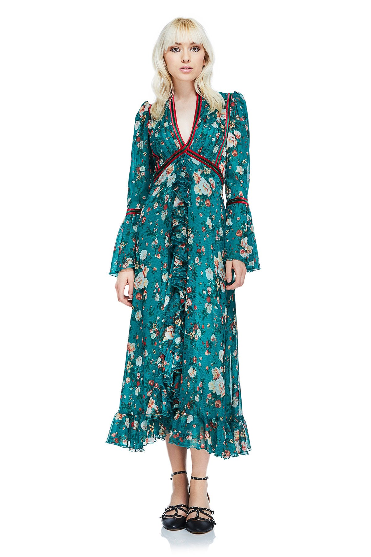 Tadashi Shoji - Bazile Tea-Length Dress
