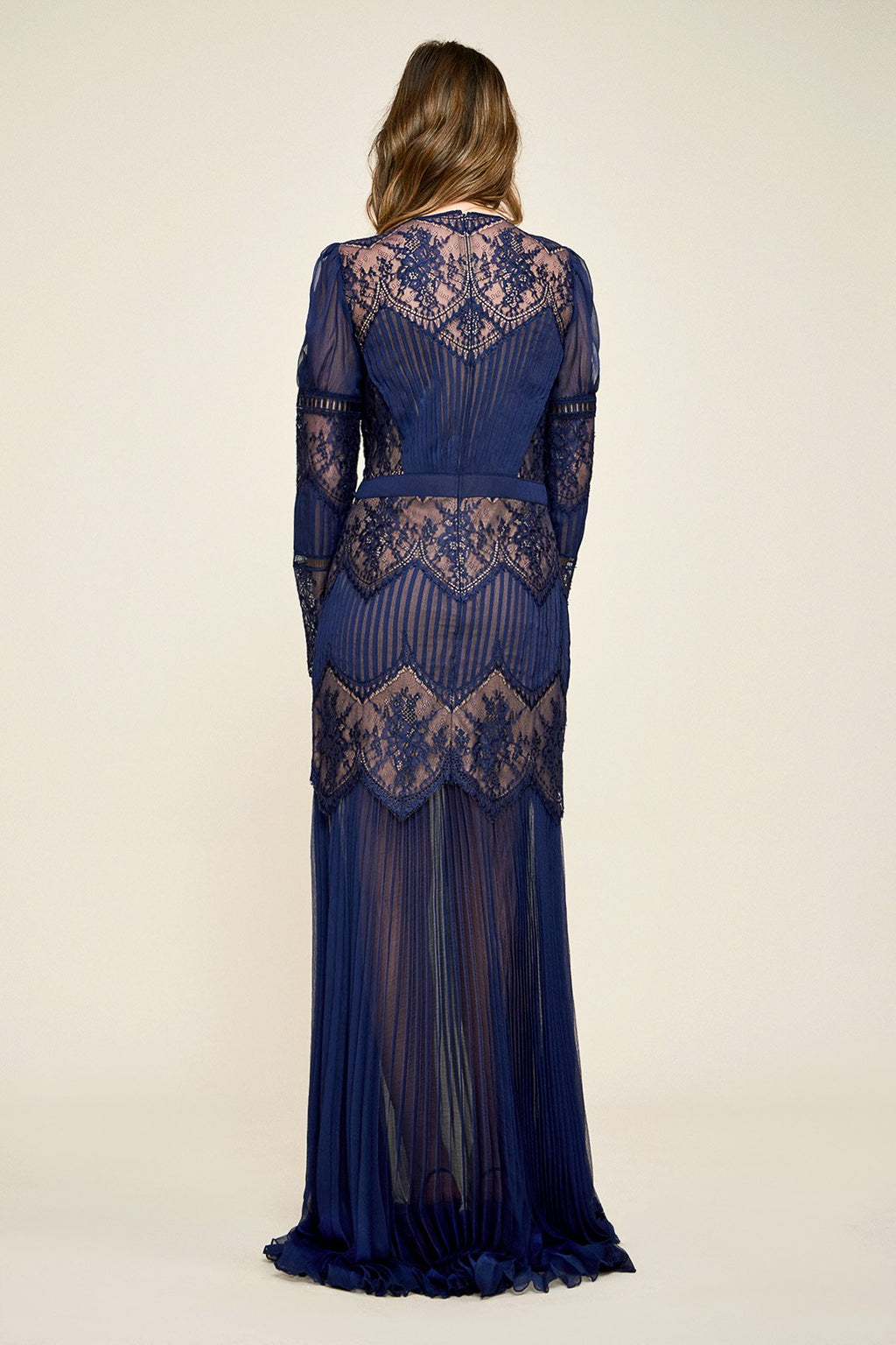 Tadashi Shoji - Annalese Lace Chiffon Gown