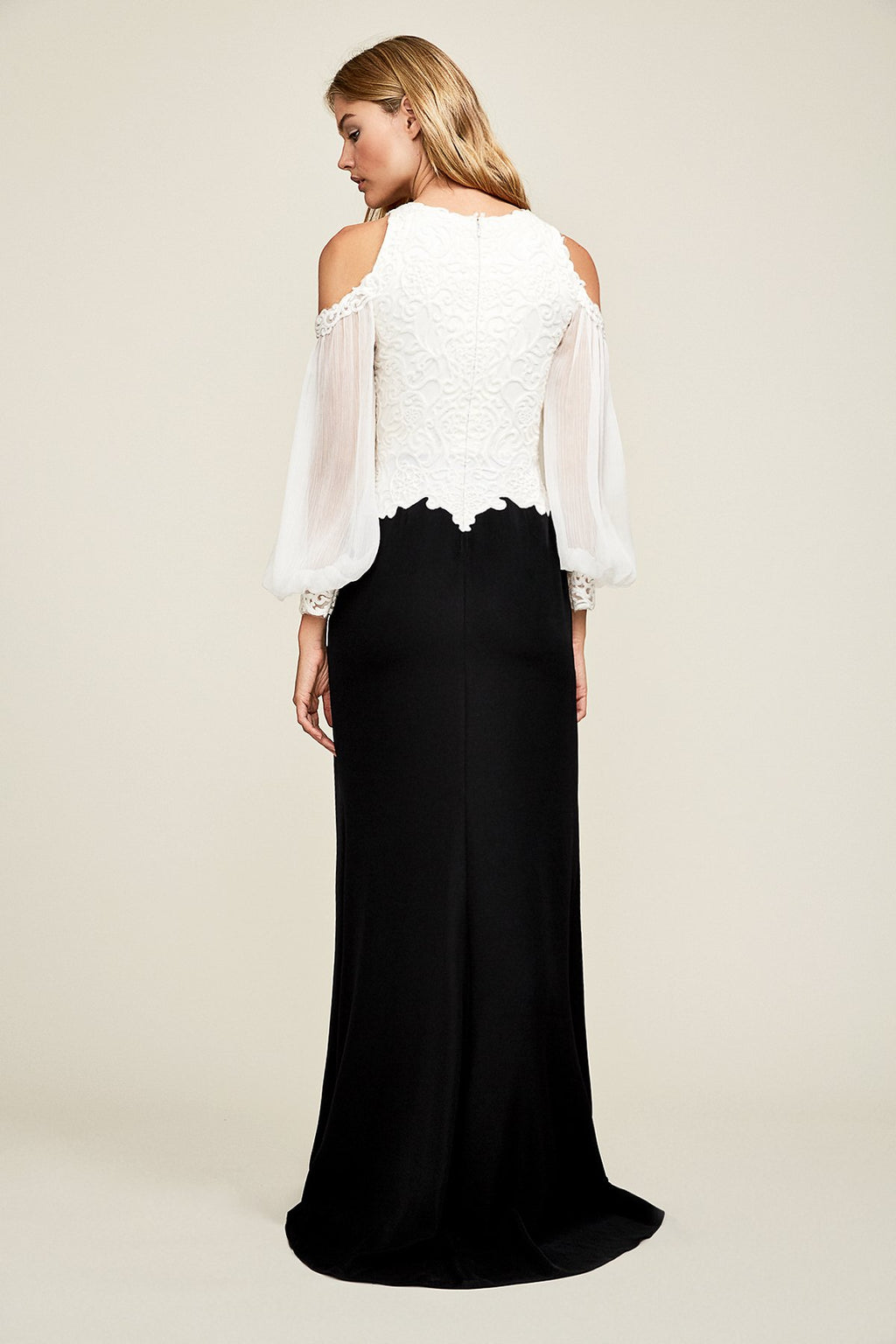 Rani Cold-Shoulder Evening Gown