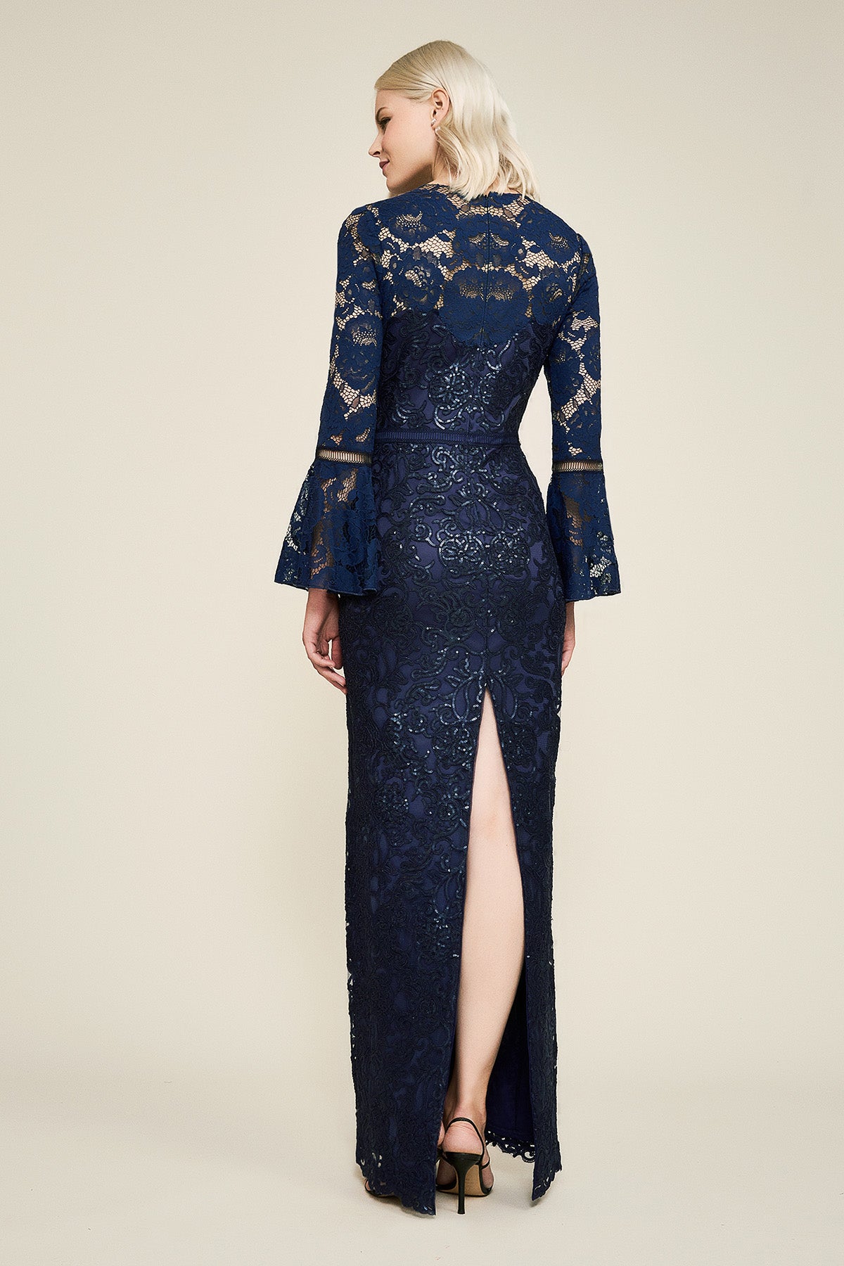 Tadashi Shoji - Somerset Embroidered Bell Sleeve Gown