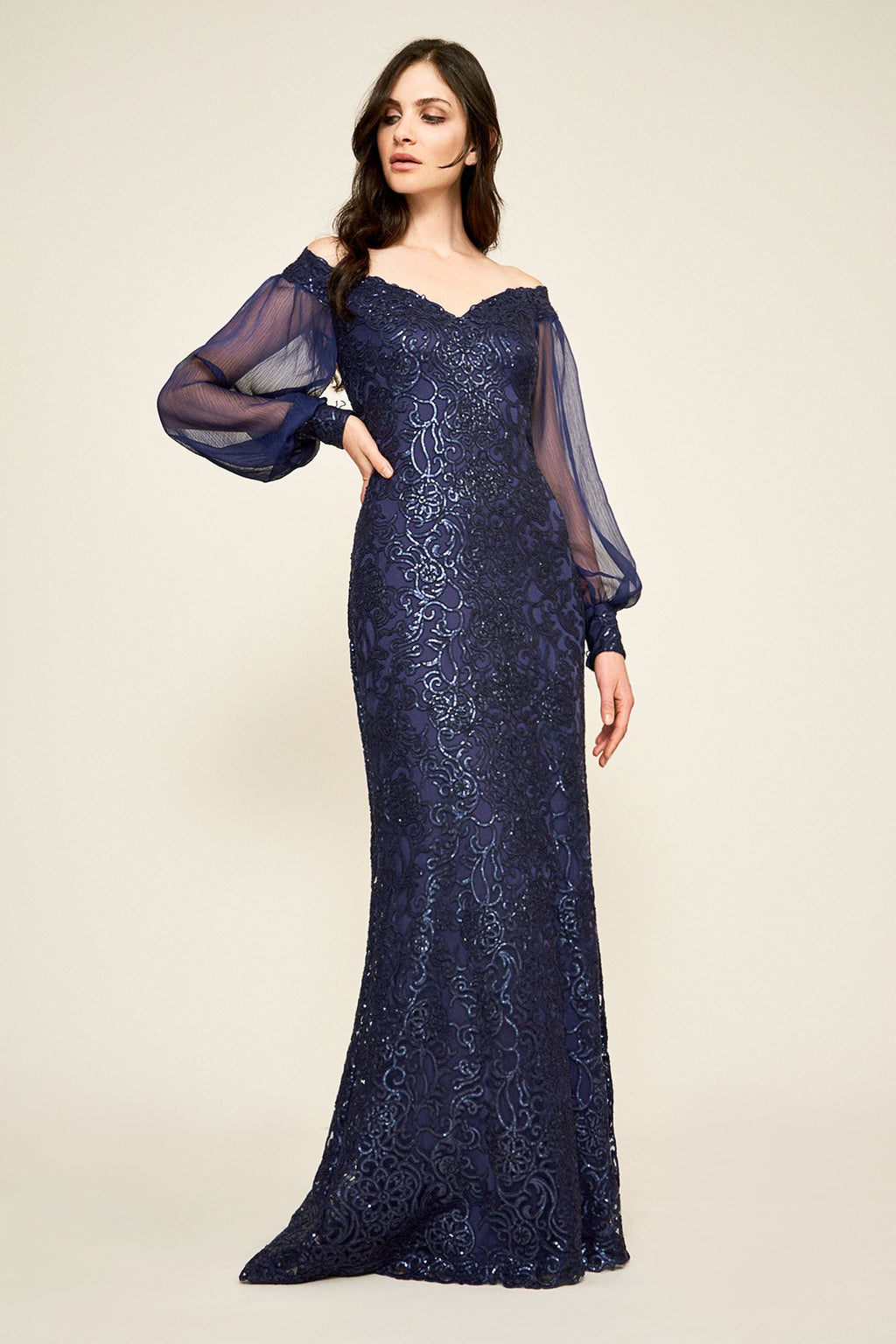 Tadashi Shoji - Perth Sequin Gown