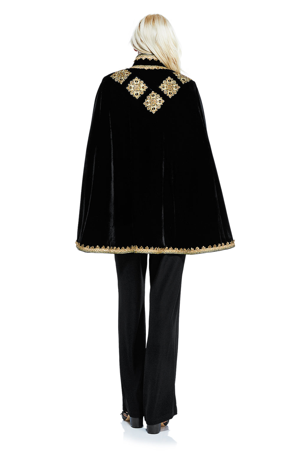 Tadashi Shoji - Pascal Velvet Cape