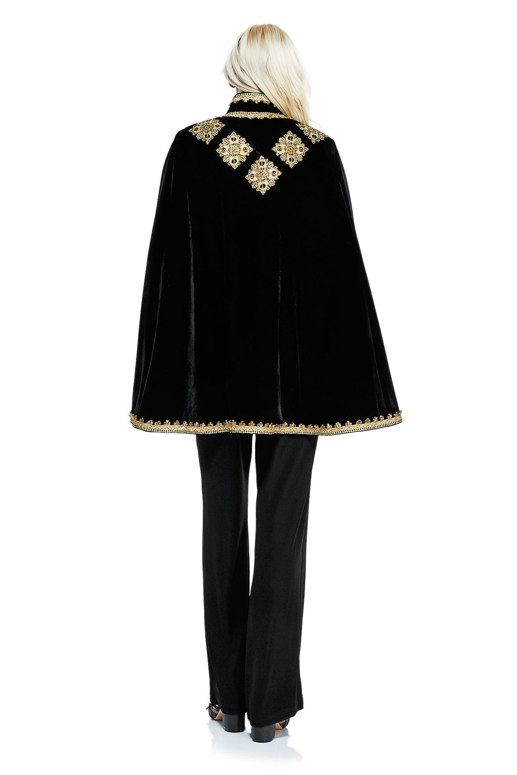 Pascal Velvet Cape